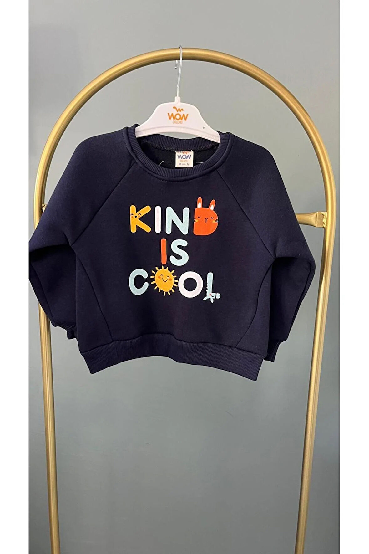 Çocuk Baskılı Unisex  Sweat 1/4 Yaş