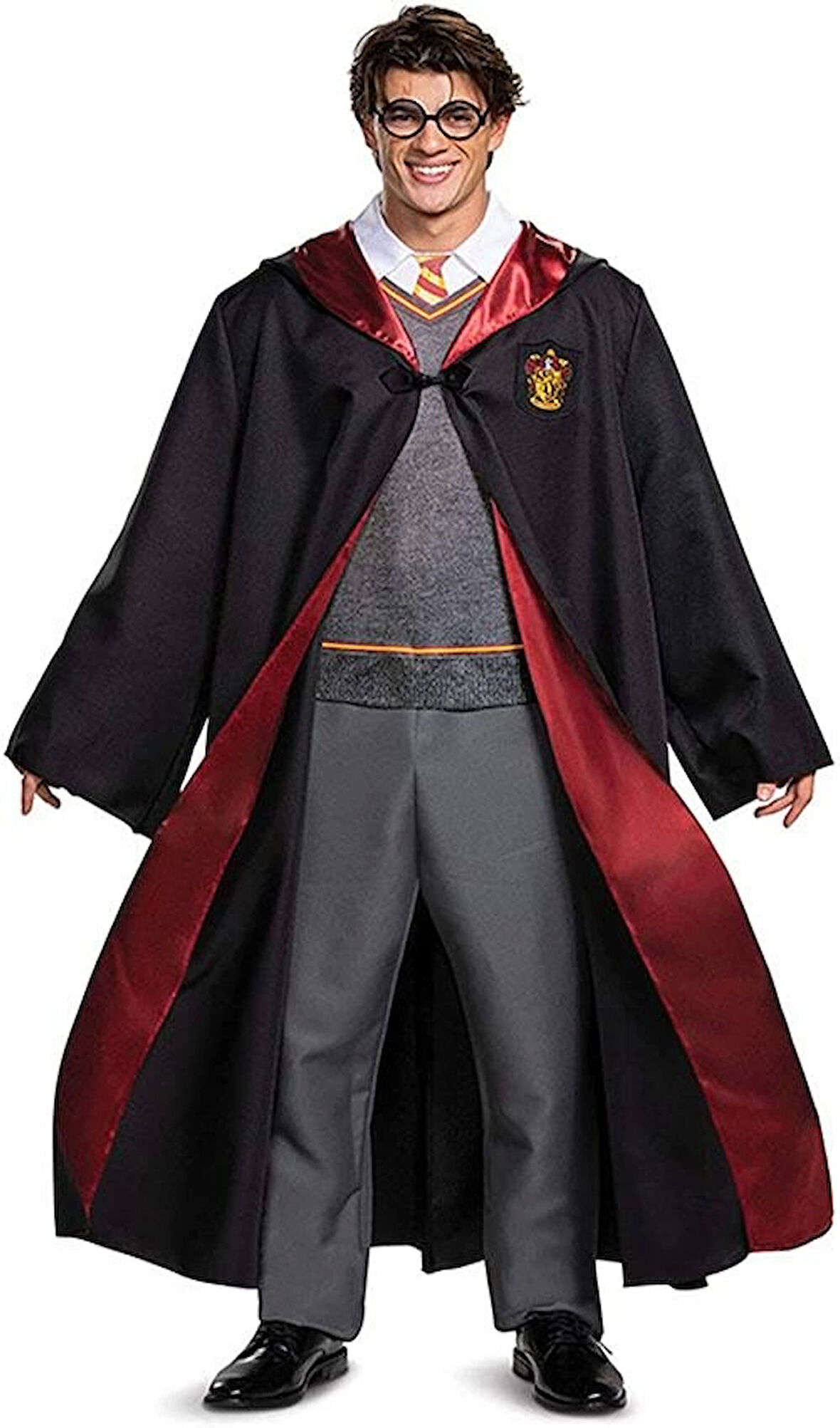 Çocuk Harry Potter Gryffindor Cübbe Çocuk Boy - Harry Potter Kostümü 7-8 Yaş