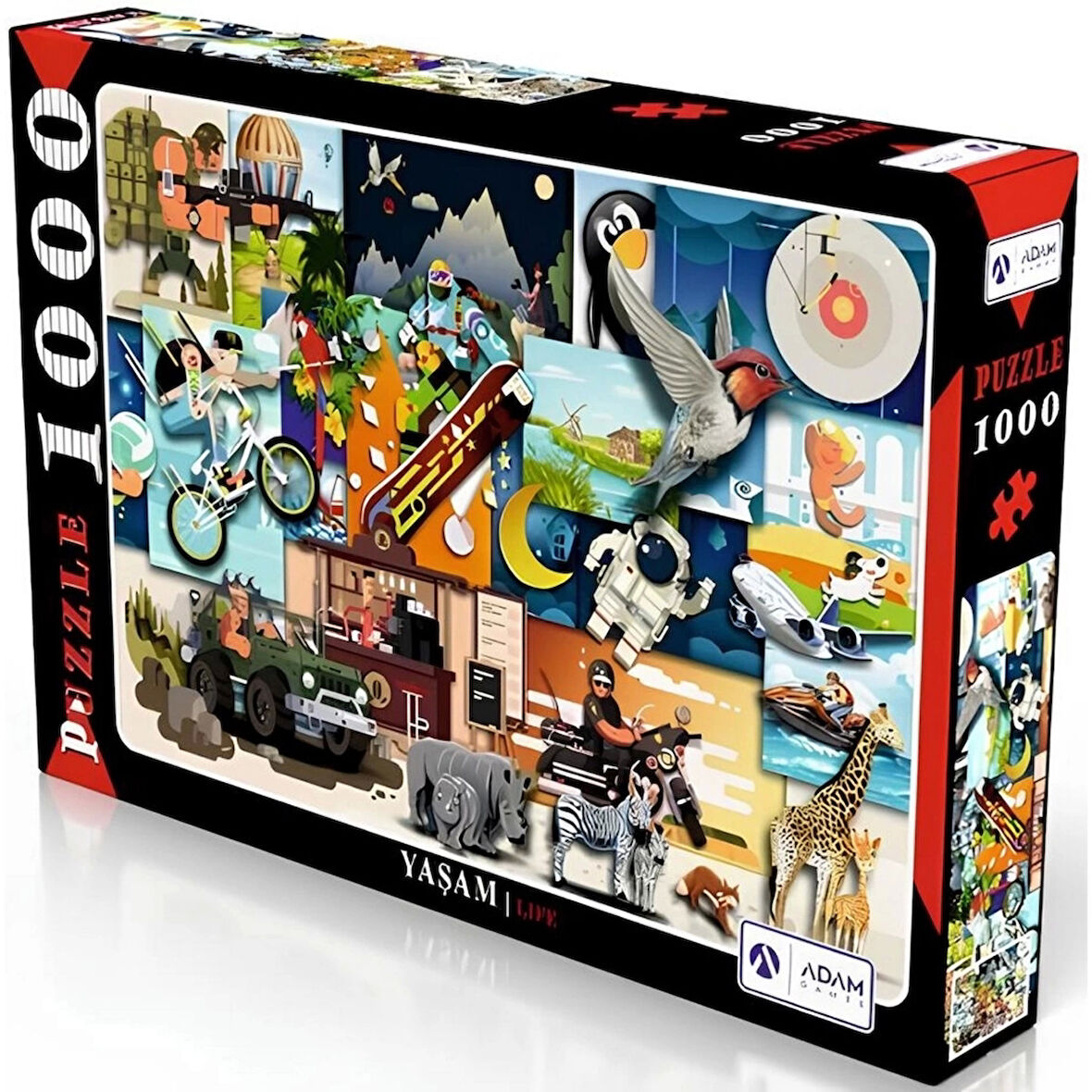  Yaşam 1000 Parça Puzzle