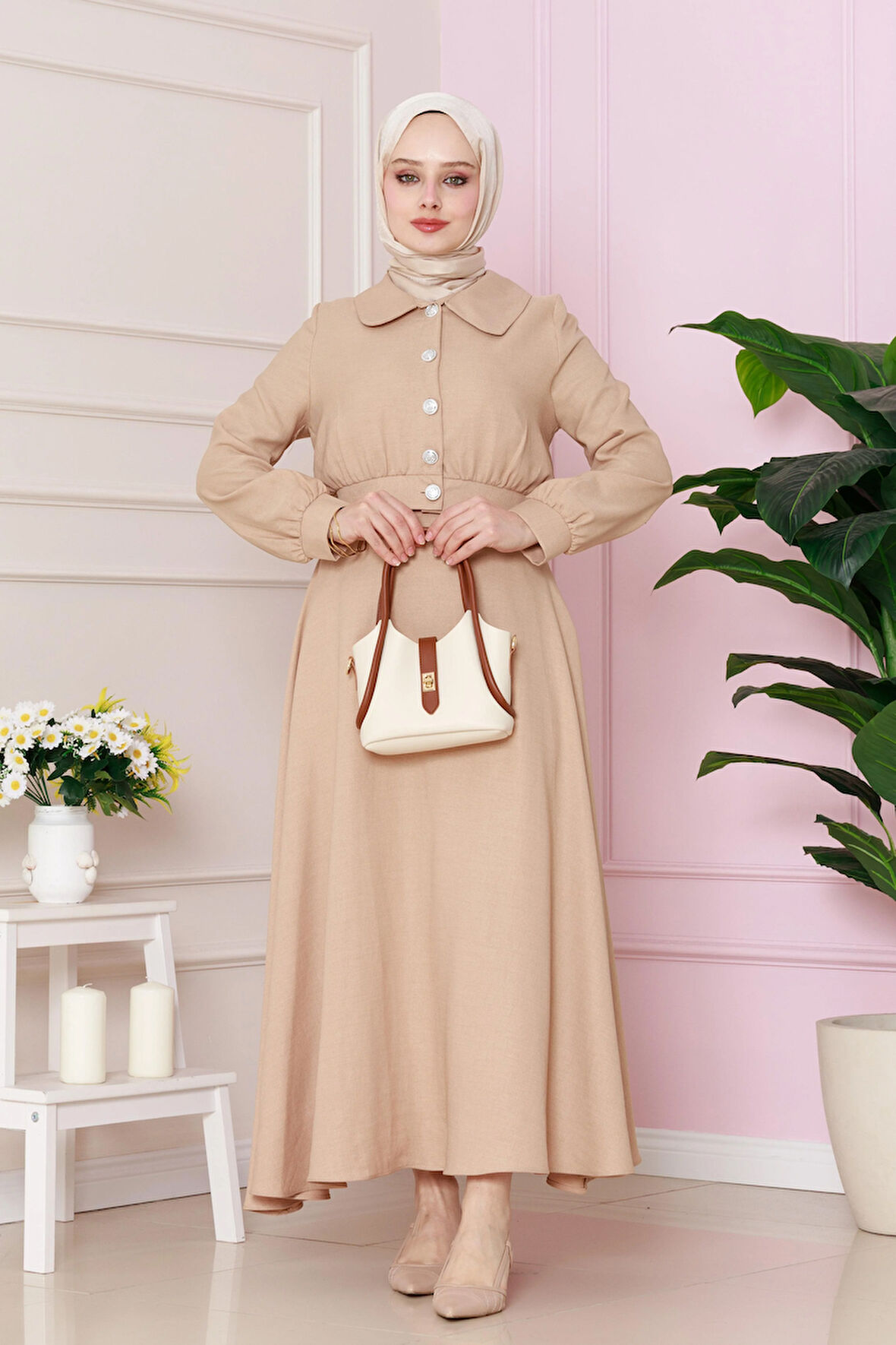 Cepkenli Etekli ikili Takım-Camel