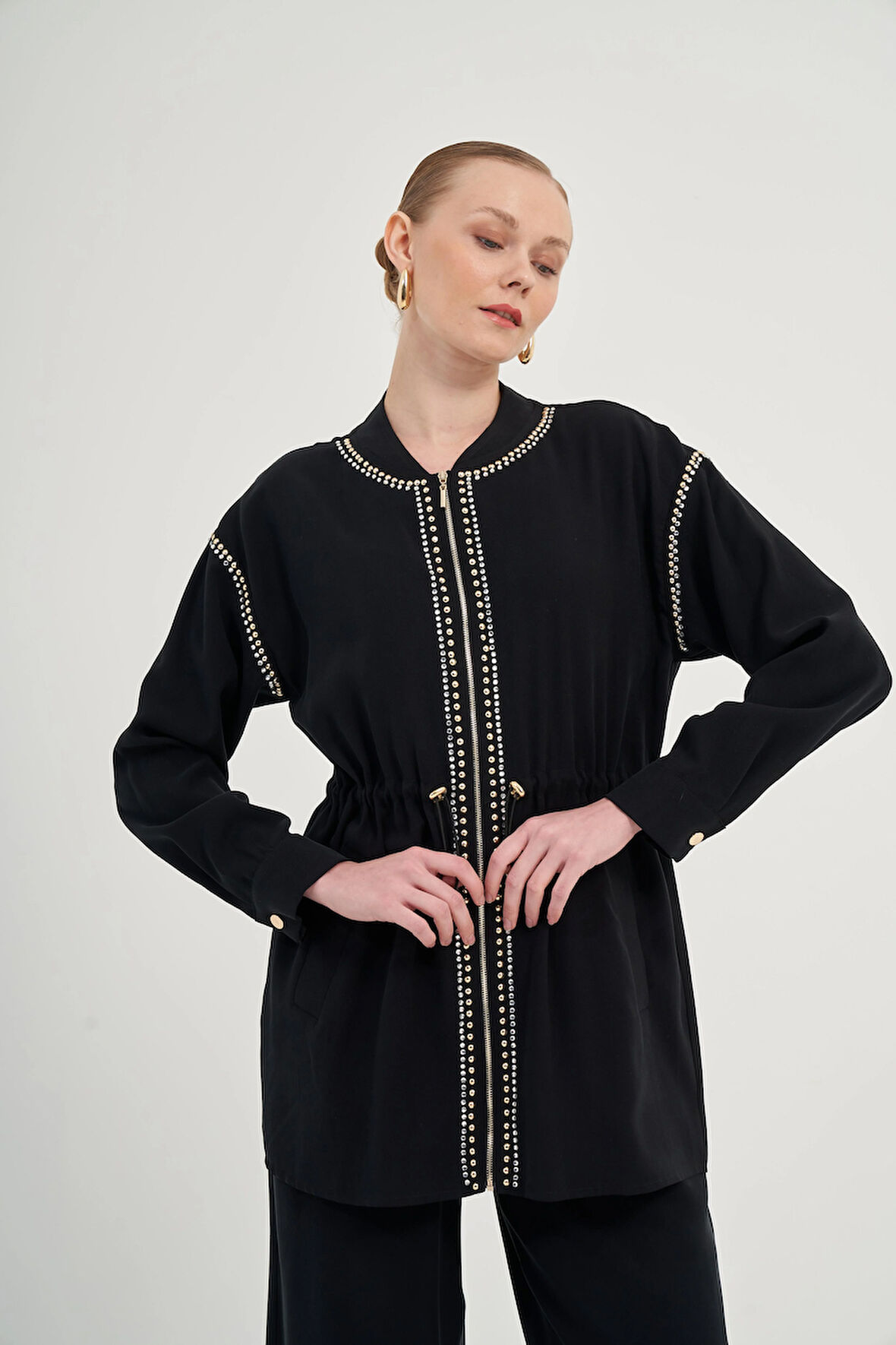 FTZ Women Kadın Pantolonlu Takım  Siyah 31048