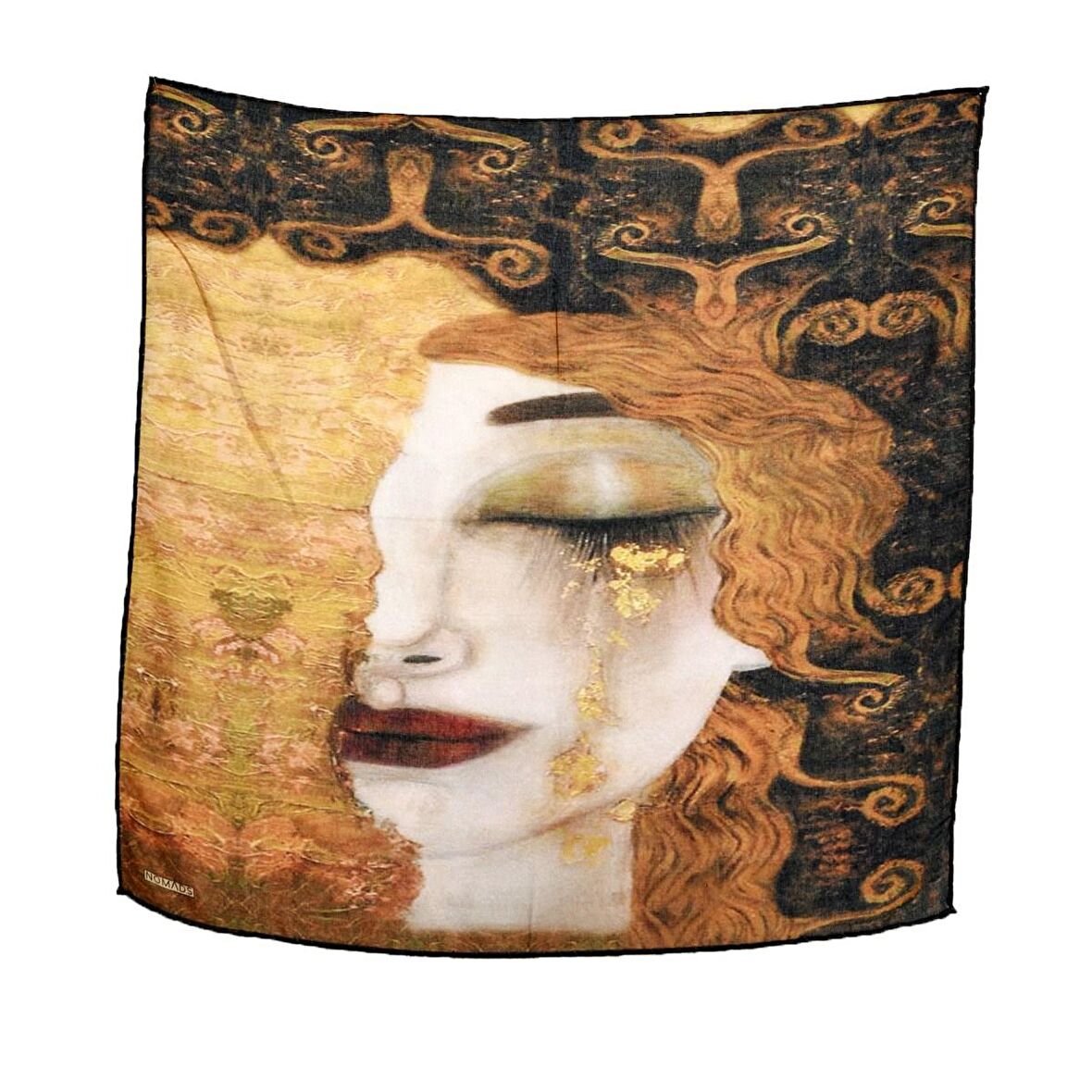 Gustav Klimt Freyas Tears Desenli Bandana