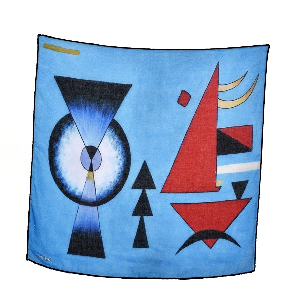 Kandinsky Collage Desenli Bandana