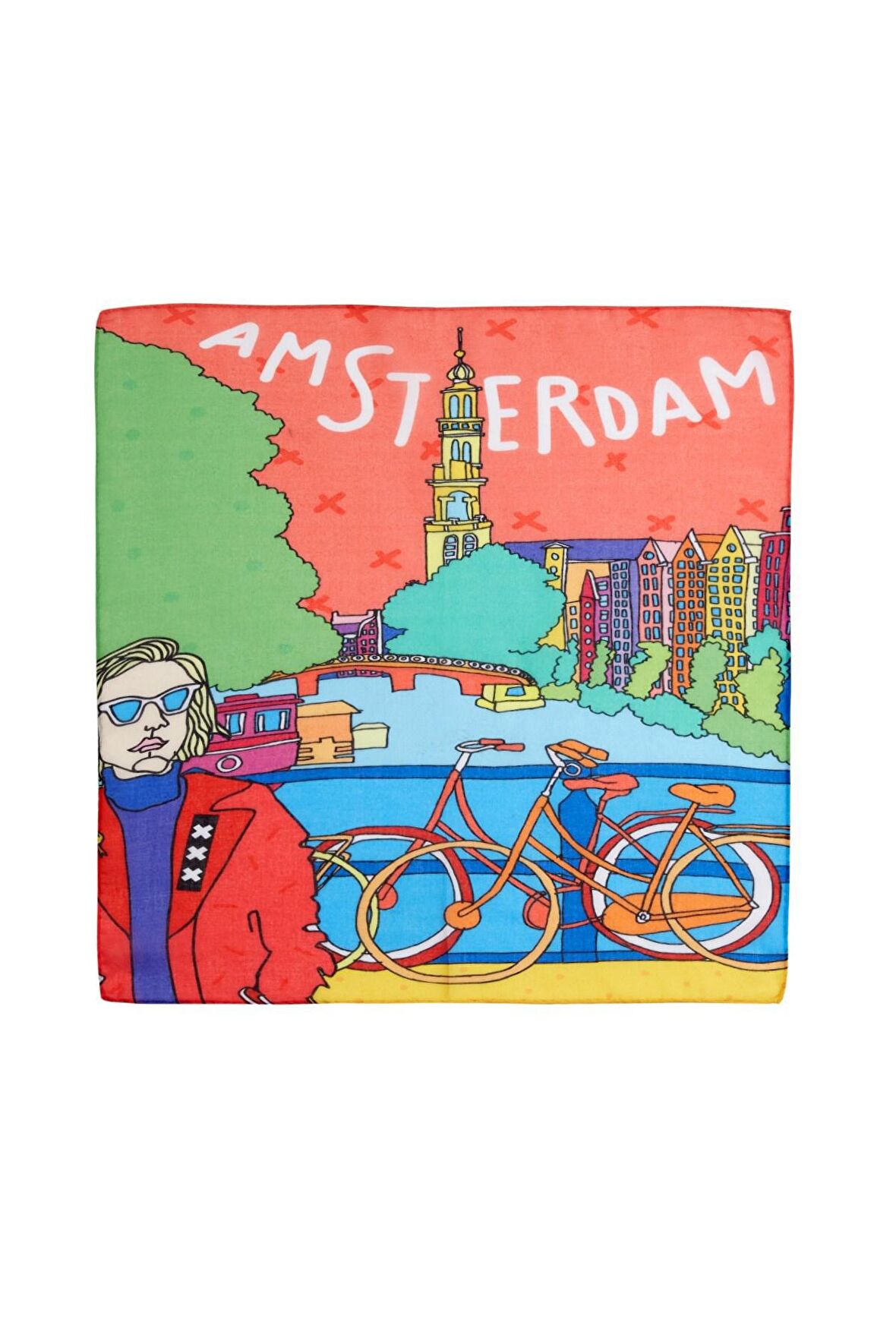 İkigai City Serisi Amsterdam Bandana