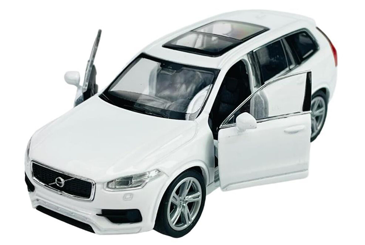 Oyuncak Metal Model Araba 1/36 Çek Bırak Beyaz Volvo XC90