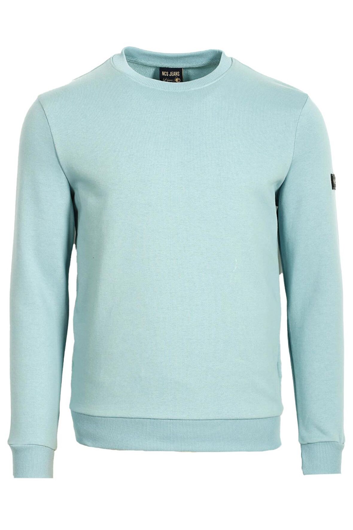Mavi Erkek Sweatshirt Bisiklet Yaka 3 İplik Yıkamalı Slim Fit Sweatshirt NCS JEANS 1617