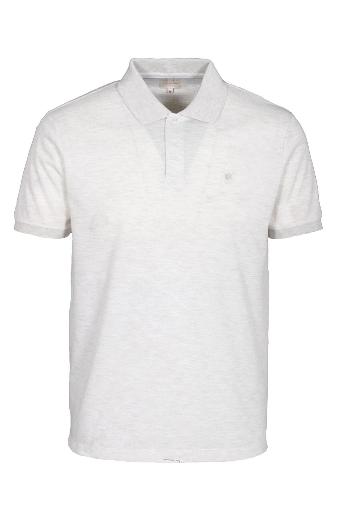 Erkek Polo Yaka Tişört Bej Dokulu %100 Pamuk Slim Fit Ribanalı Kol T-shirt NCS JEANS 1250