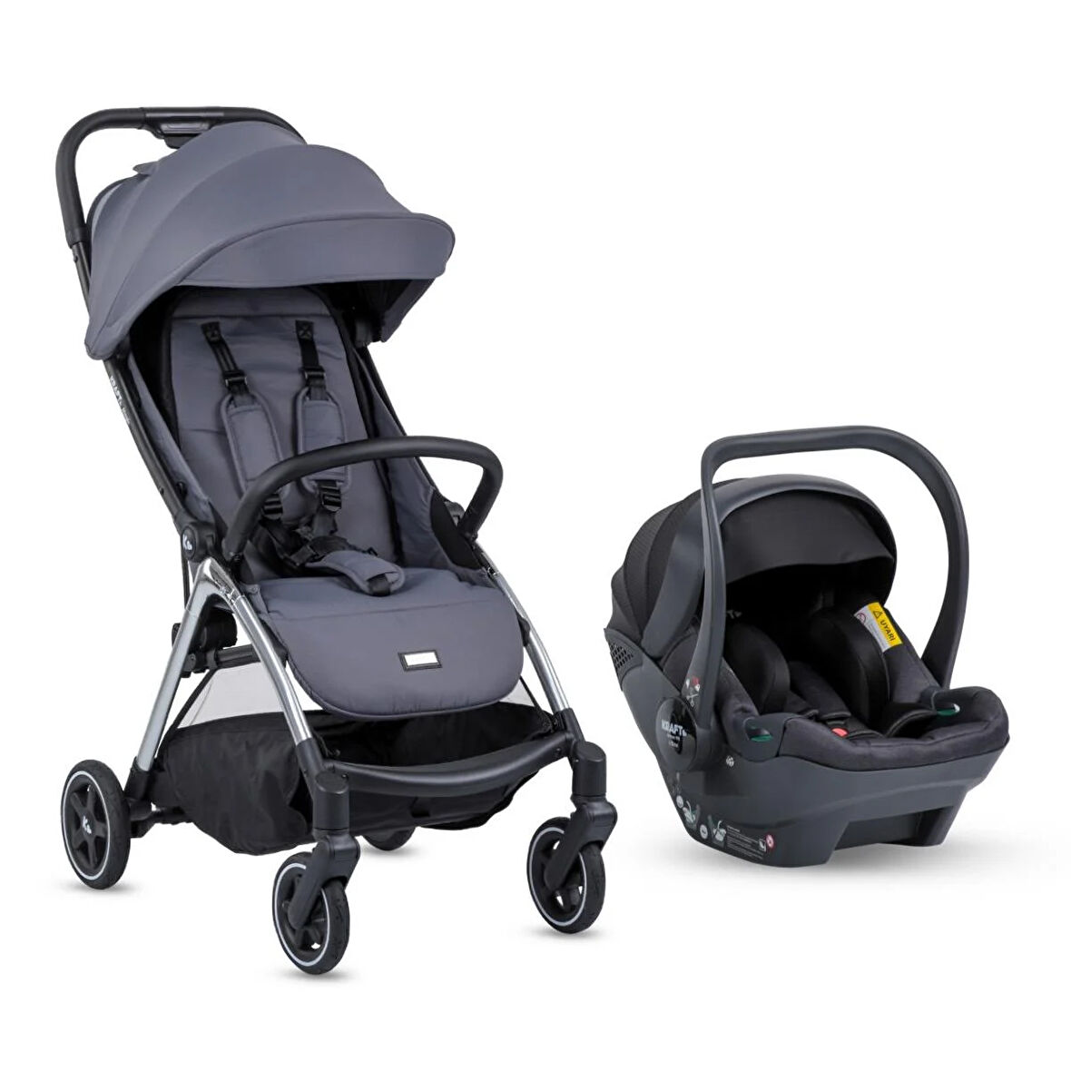 Kraft Magic Travel Sistem Bebek Arabası Gri
