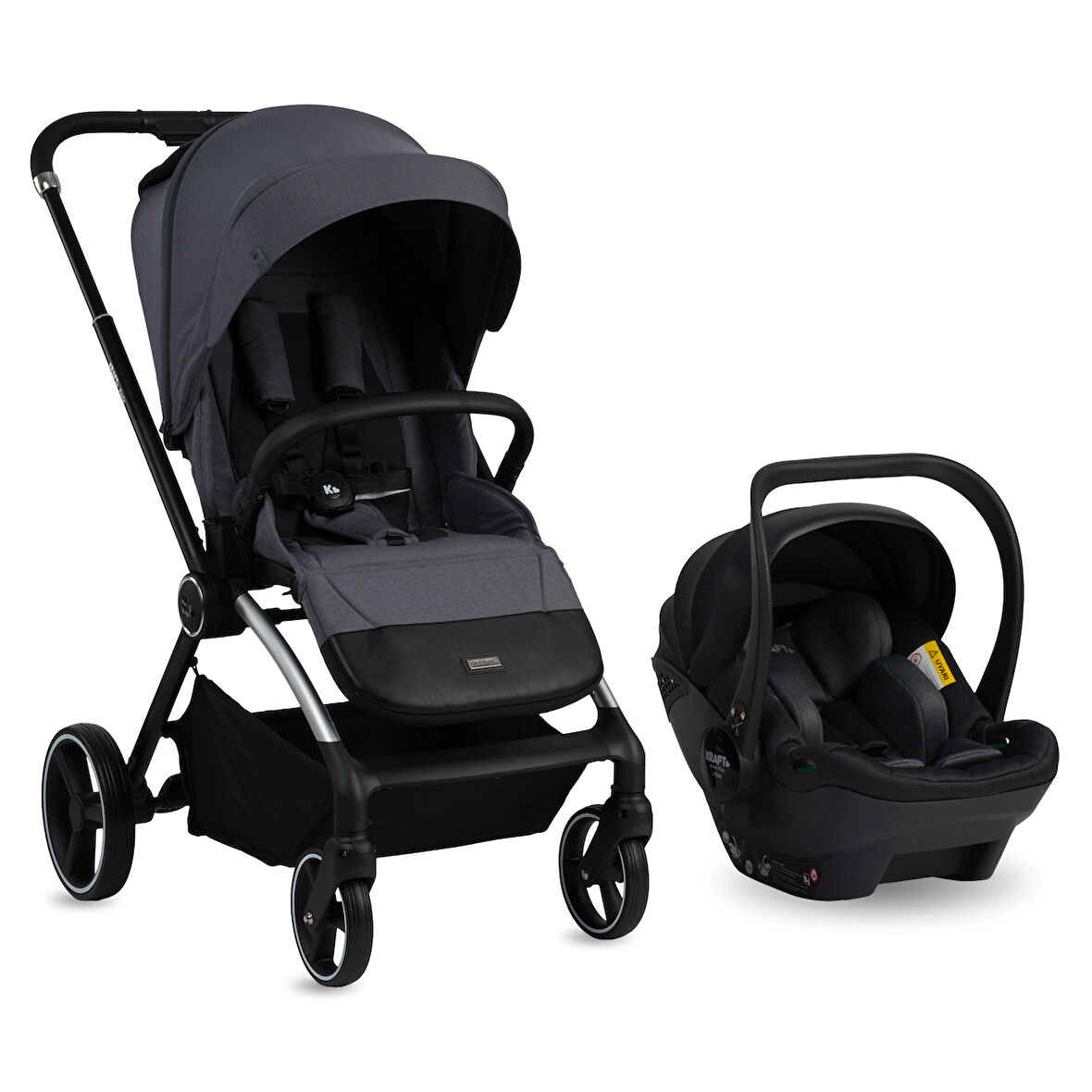 Parle Travel Sistem Bebek Arabası Gri