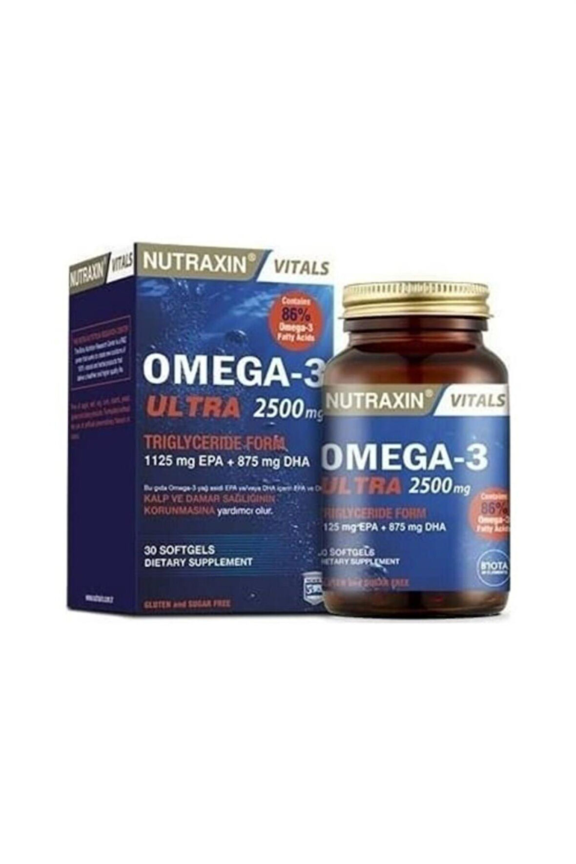Nutraxin Omega-3 Ultra 2500 Mg 30 Yumuşak Kapsül