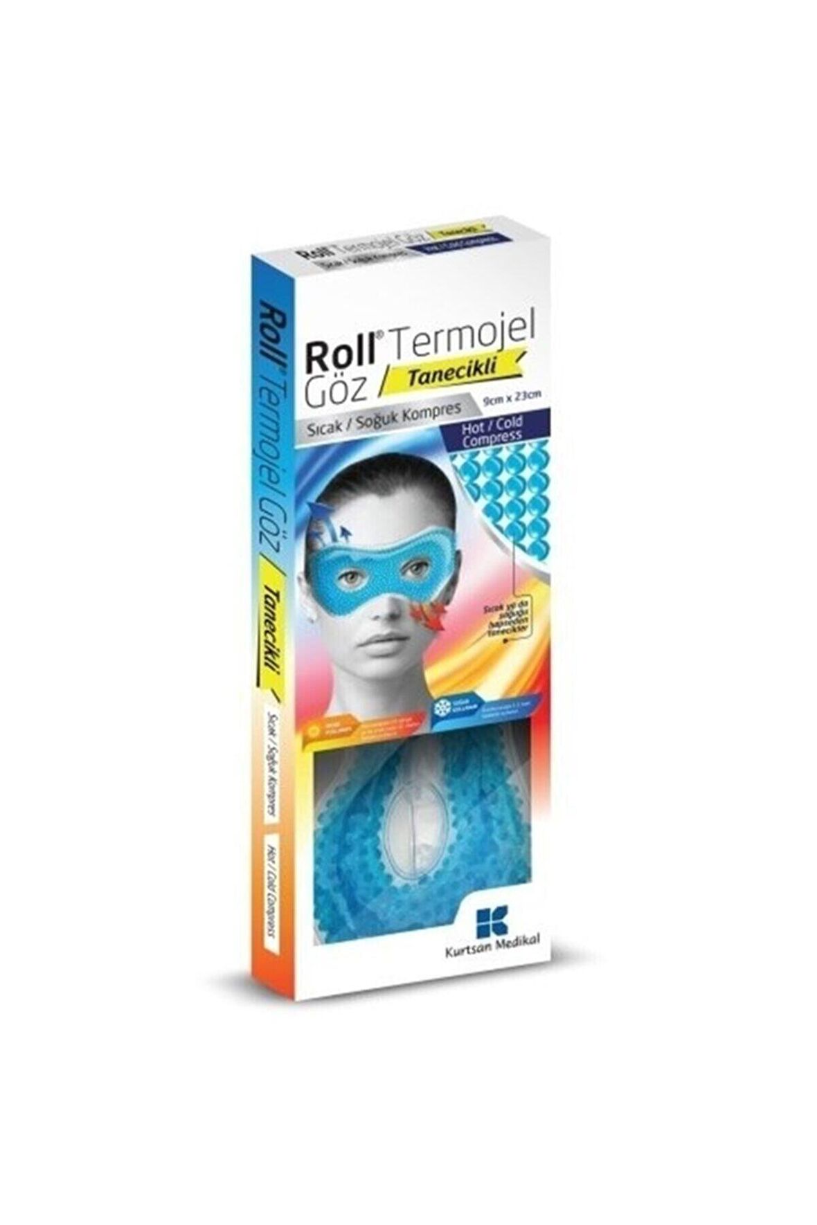Göz Için Termojel Tanecikli Sıcak Soğuk Kompres 9 Cm X 23 Cm