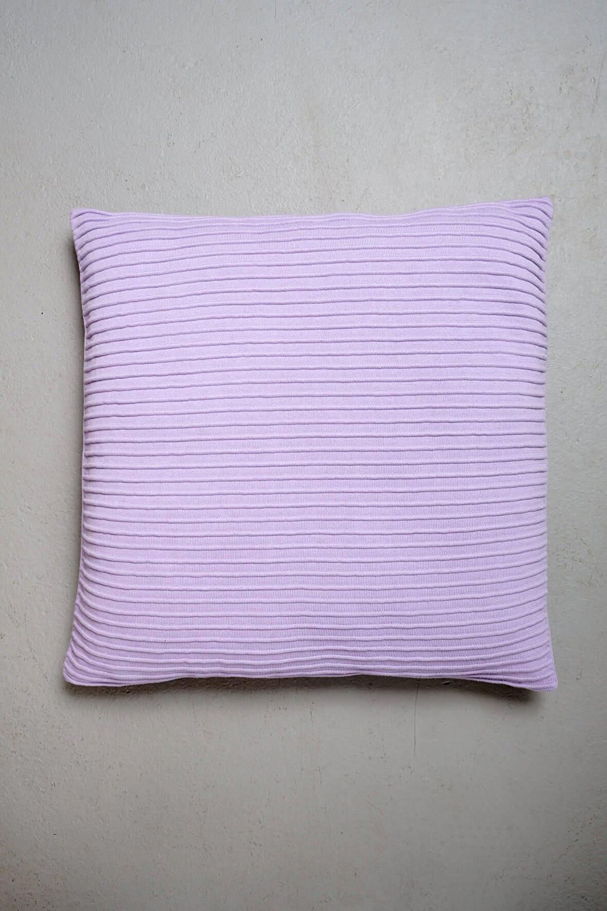 Peraluna FREE PILLOW %100 Organik Pamuk Triko Yastık Kılıfı 45X45 CM Lila