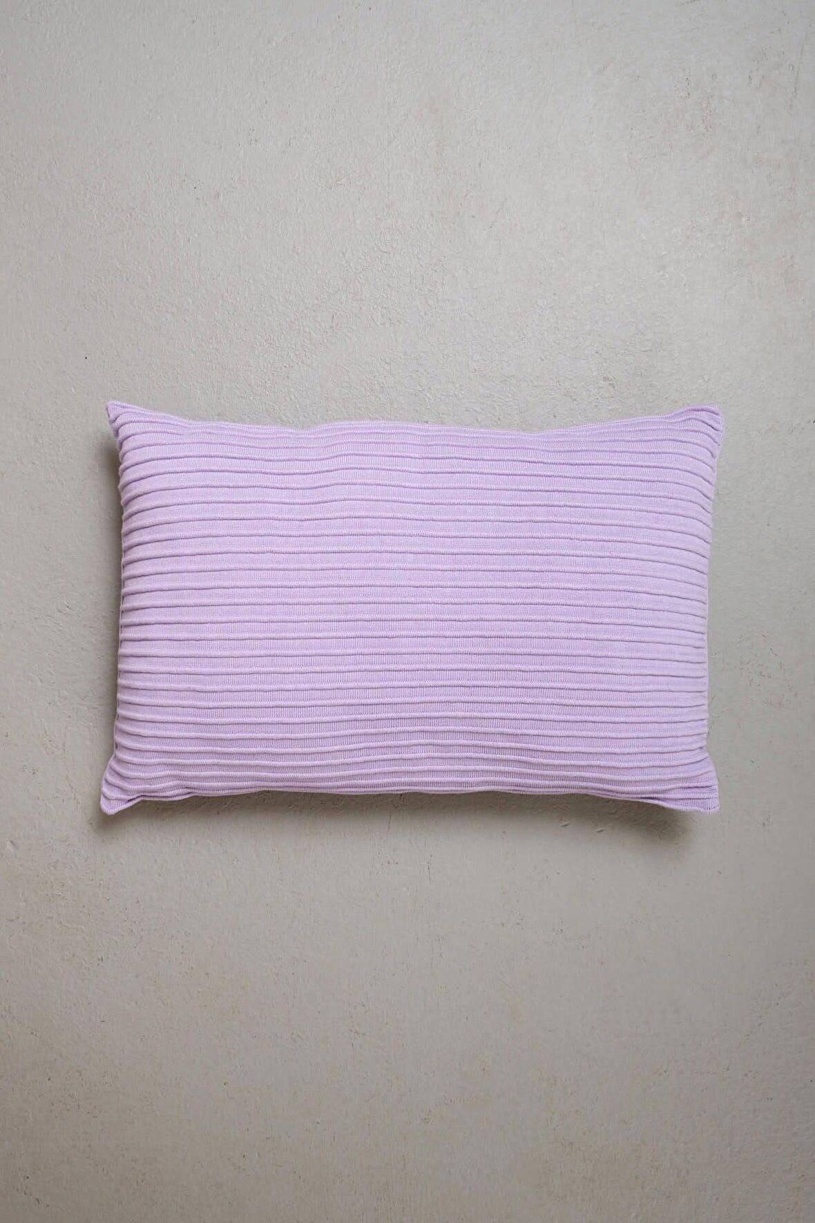 Peraluna FREE PILLOW %100 Organik Pamuk Triko Yastık Kılıfı 60X40 CM Lila