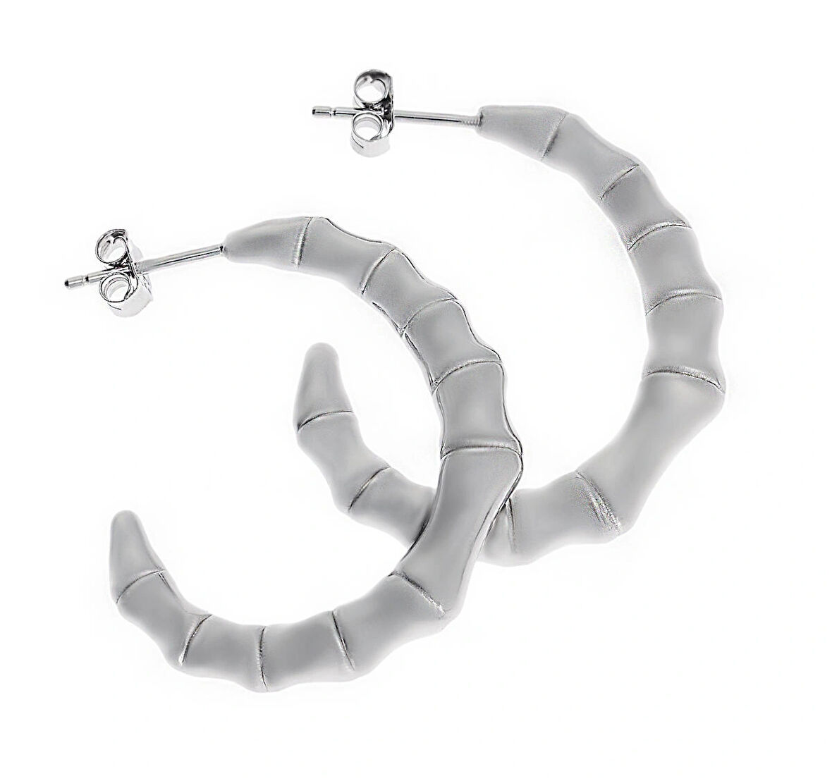 Kadın Kemik Model Gümüş Küpe