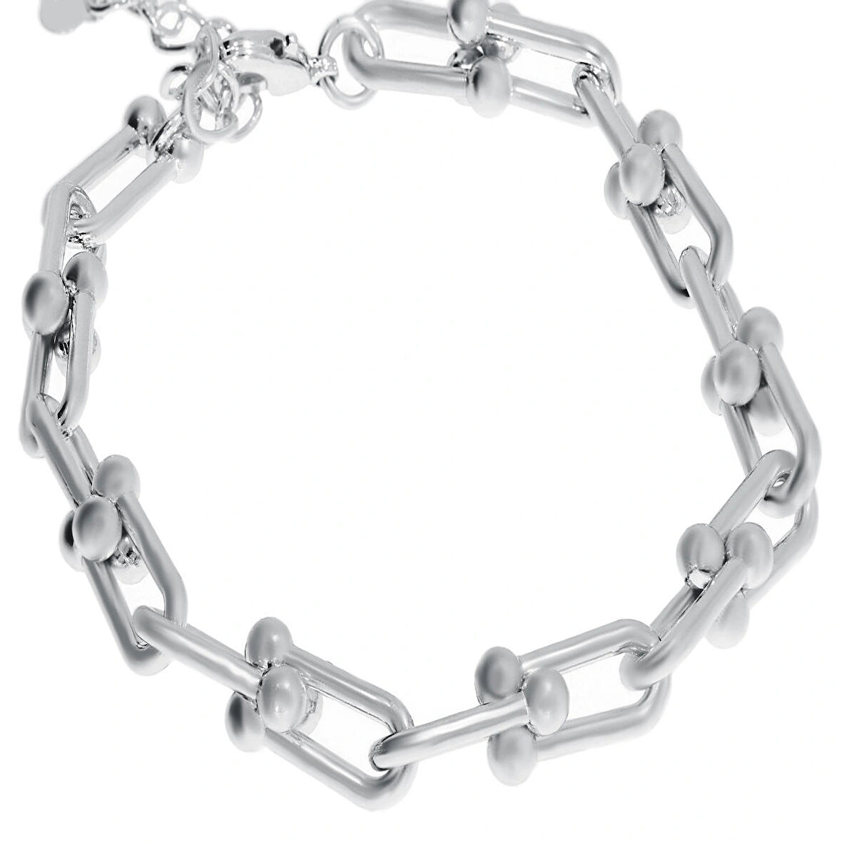 Kadın Çelik Halka Detay Bileklik