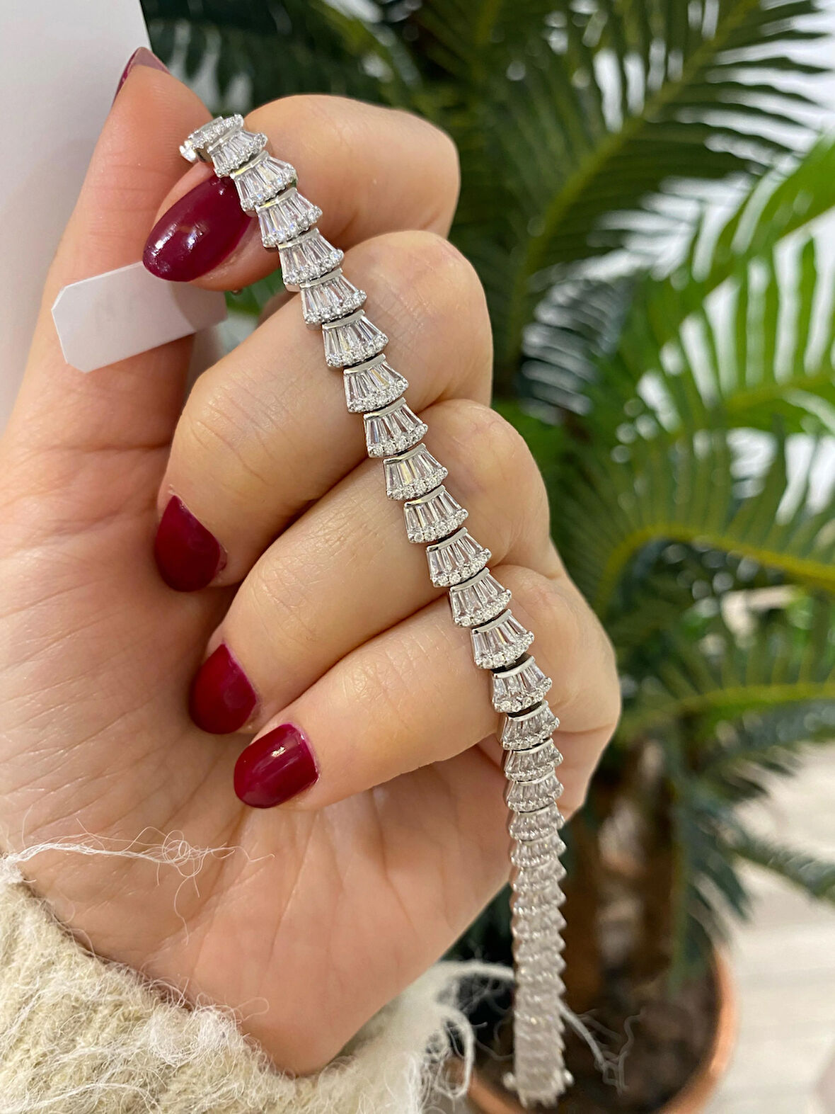 Kadın Gümüş İthal Tasarım Bileklik