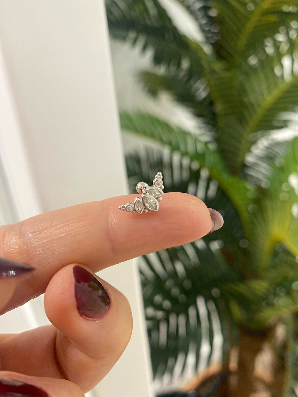 Kadın Gümüş Tragus