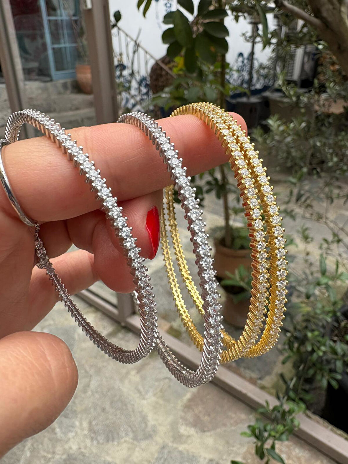 Kadın Gümüş Suyolu Bilezik