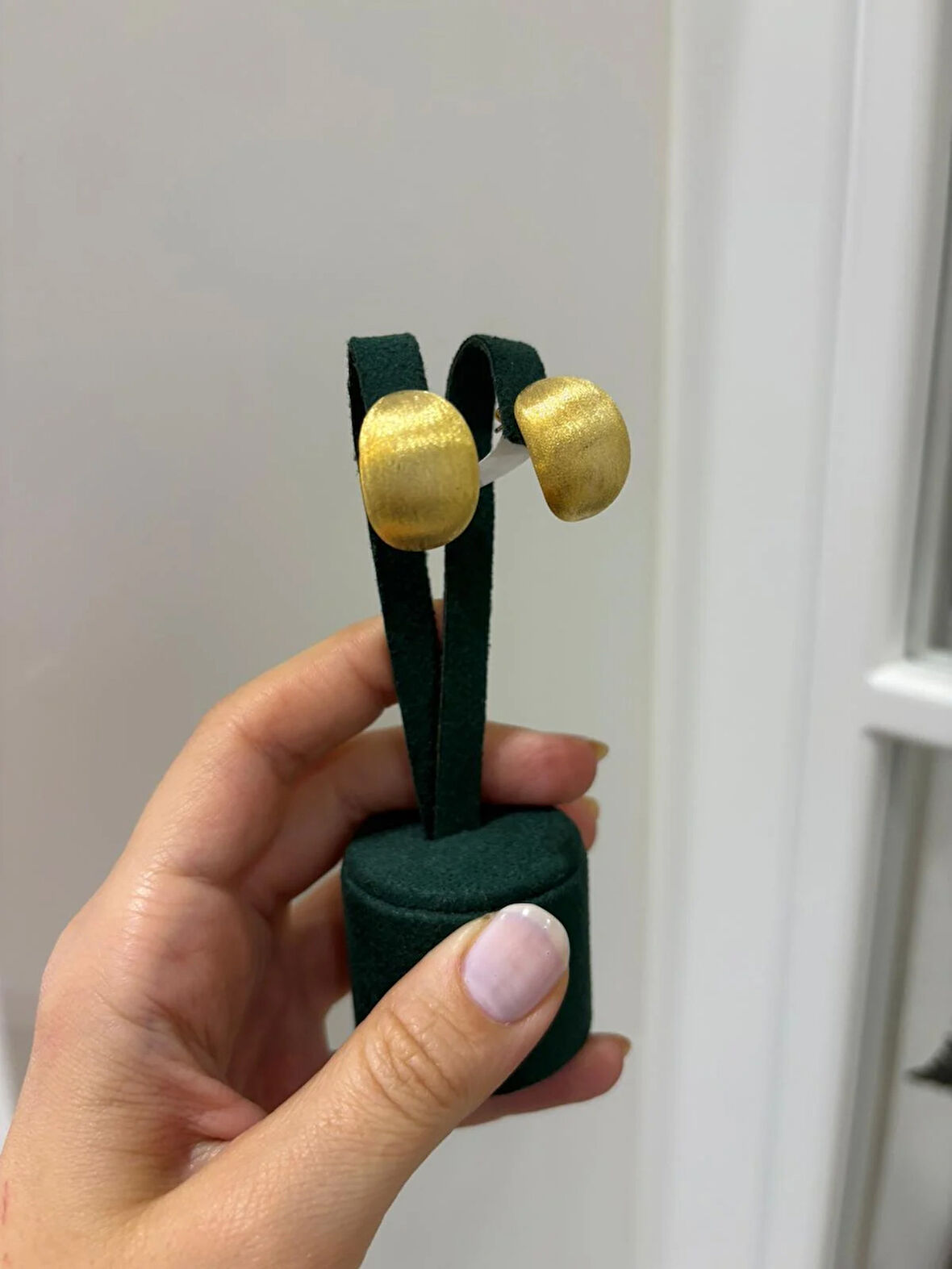 Kadın Gümüş Trend Tasarım Küpe