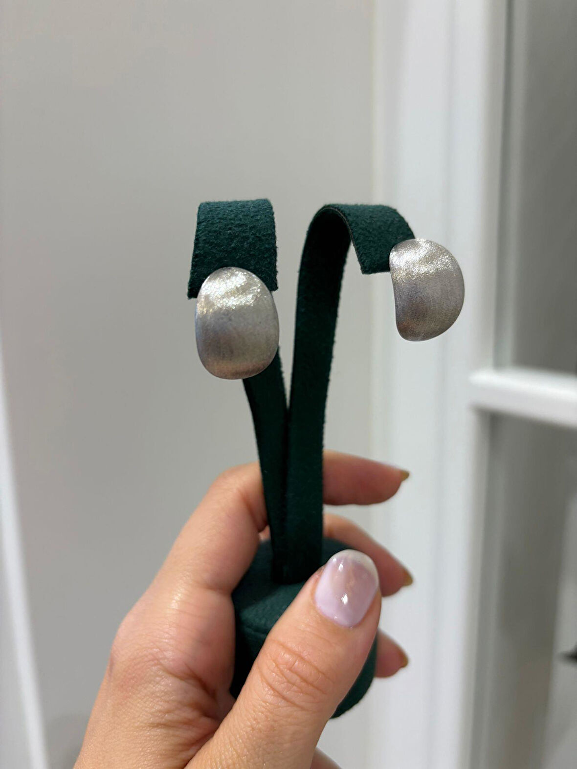 Kadın Gümüş Trend Tasarım Küpe