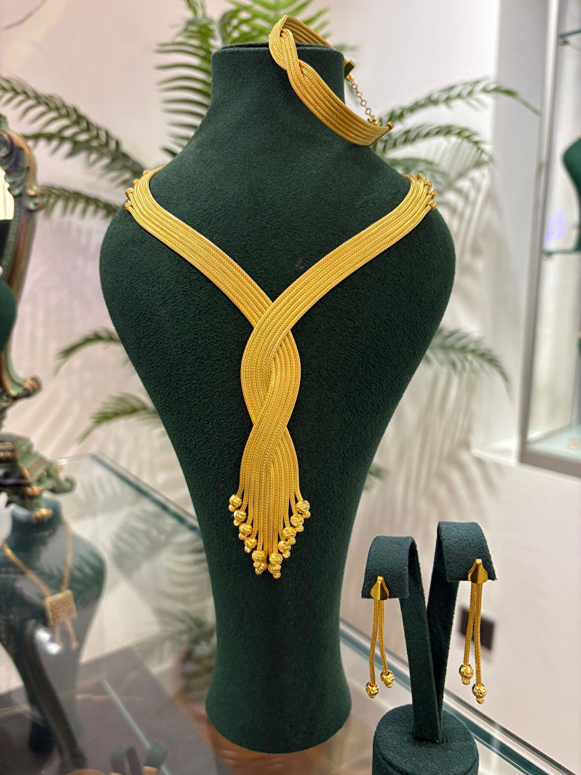 Kadın Gümüş Kayzen Düğün Set Takımı