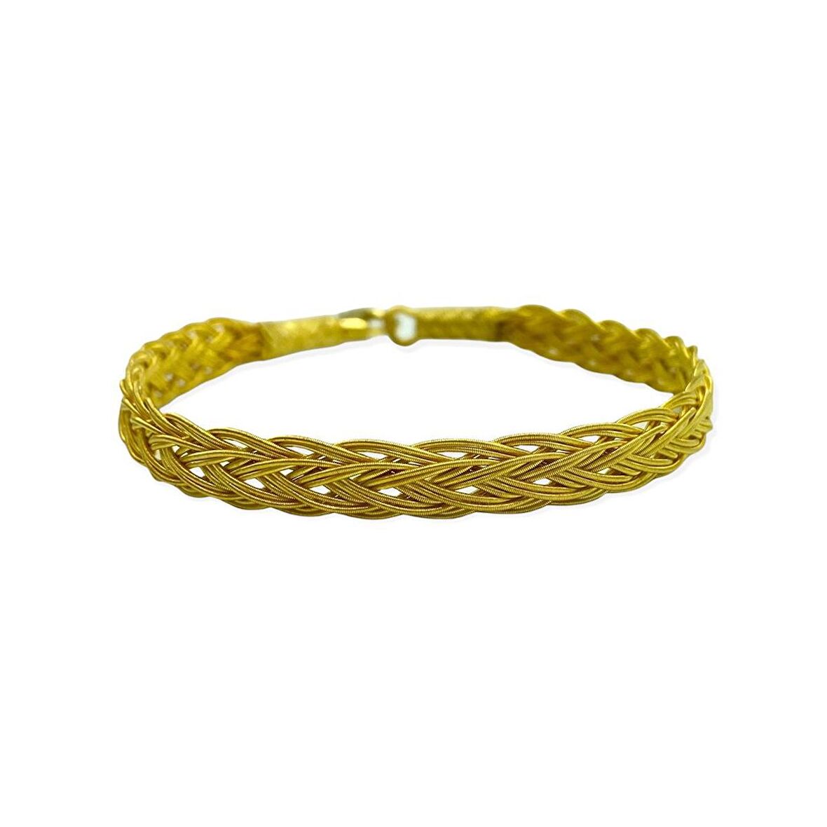 Kadın Gümüş Örme Kazaziye Bileklik