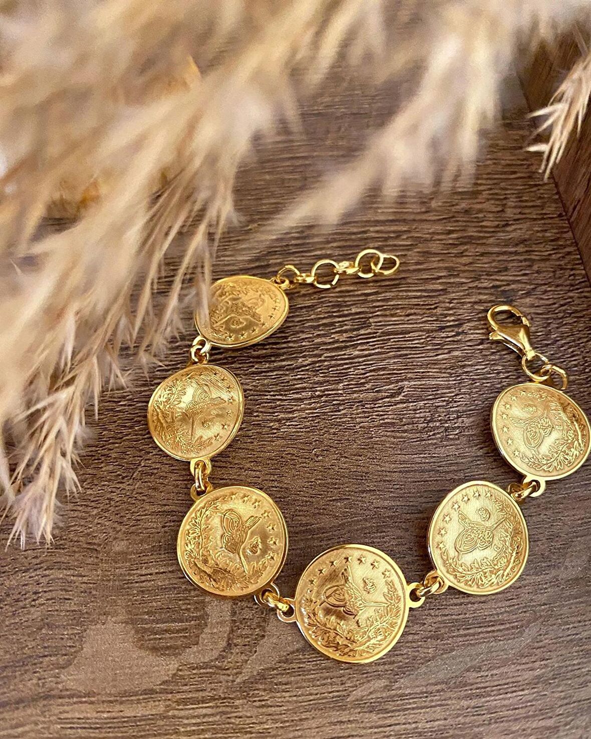 Kadın Gümüş 6 Tuğralı Bileklik