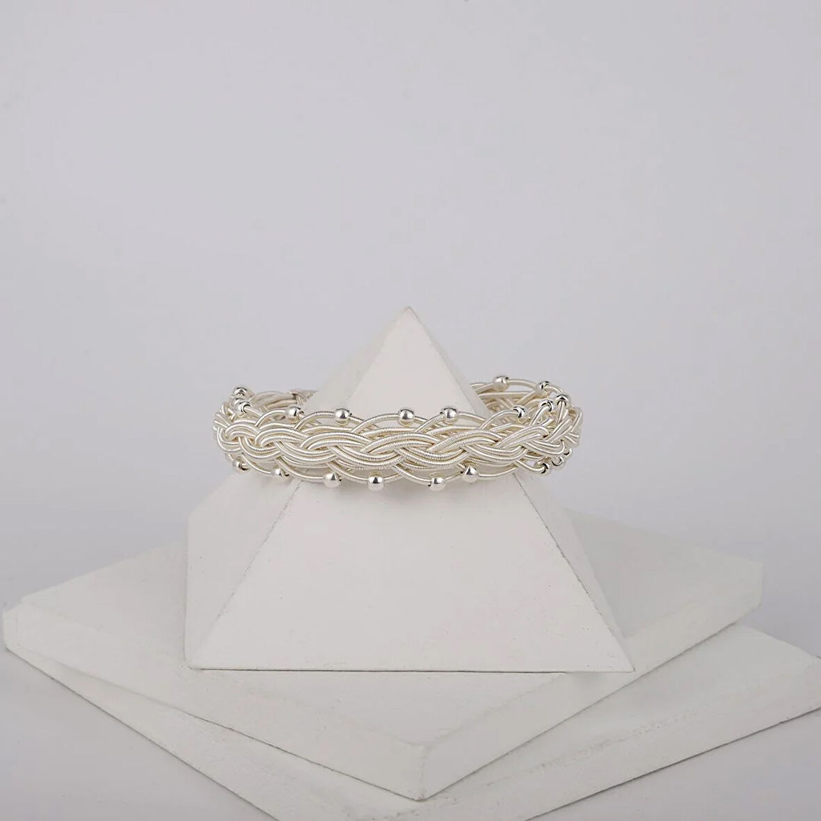 Kadın Gümüş Tasarım Kazaziye Bileklik