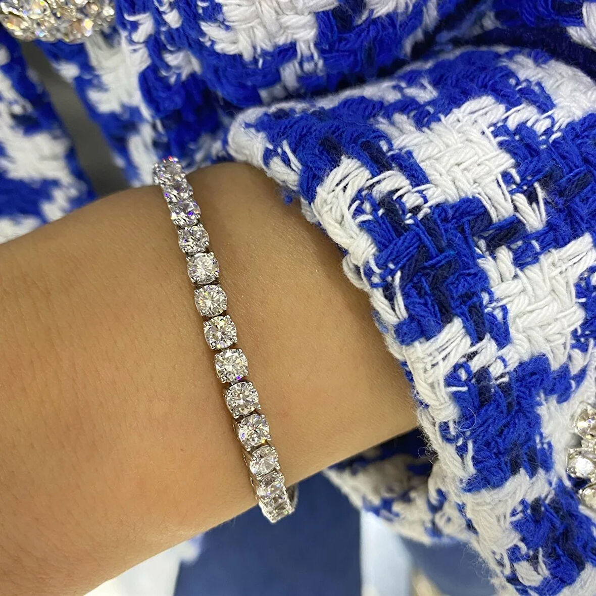 Kadın Gümüş 4 MM Suyolu Bileklik