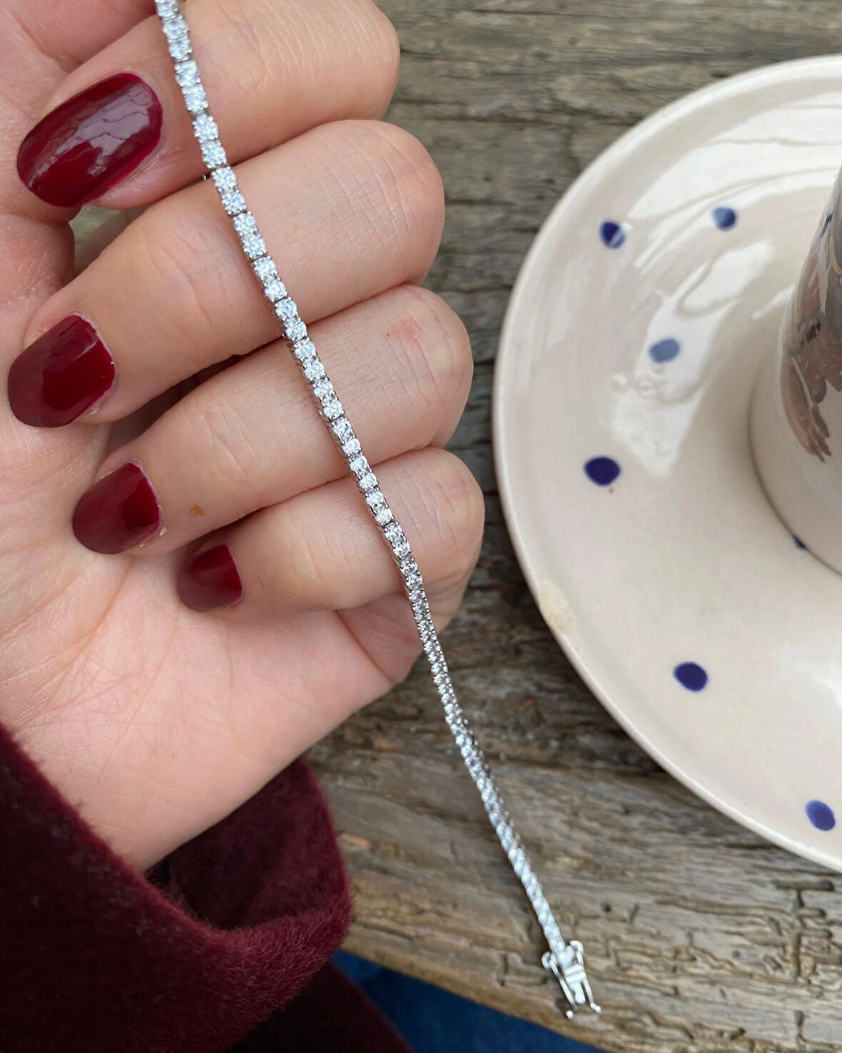 Kadın Gümüş 2 MM Suyolu Bileklik 4315