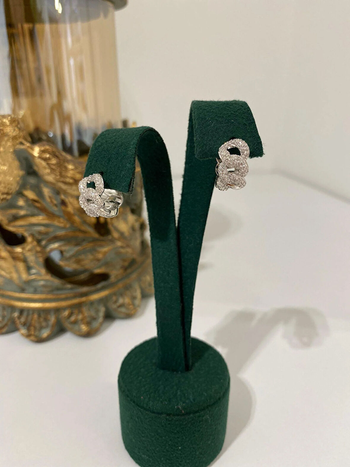 Kadın Gümüş İthal Gurmet Halka Küpe