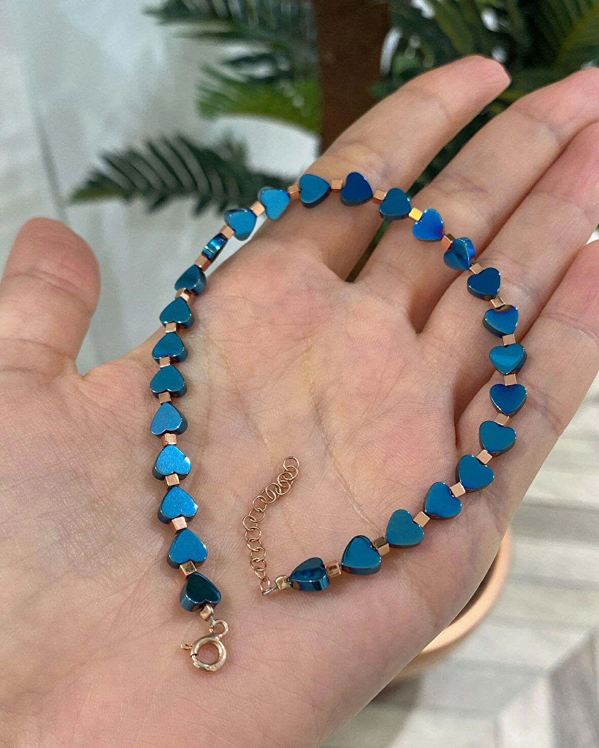 Kadın Hematit Taşlı Hal Hal 1155