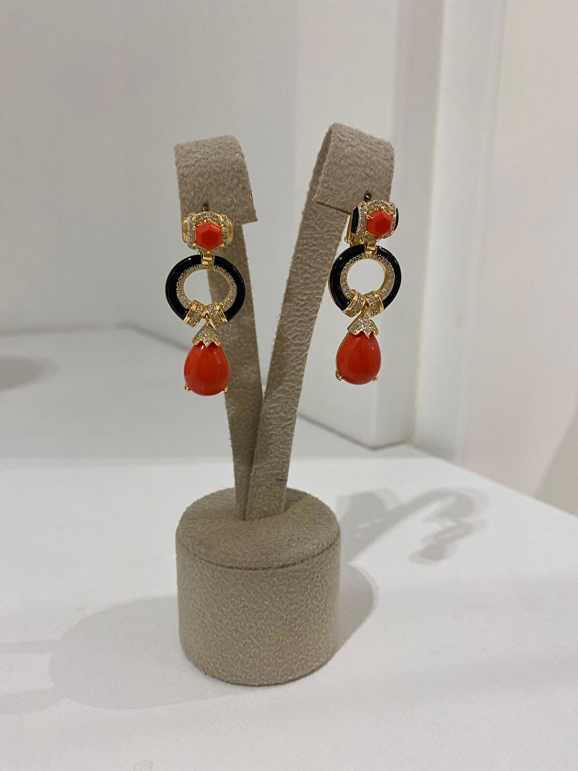 Kadın Gümüş Zirkon Taşlı Doğal Taşlı Küpe