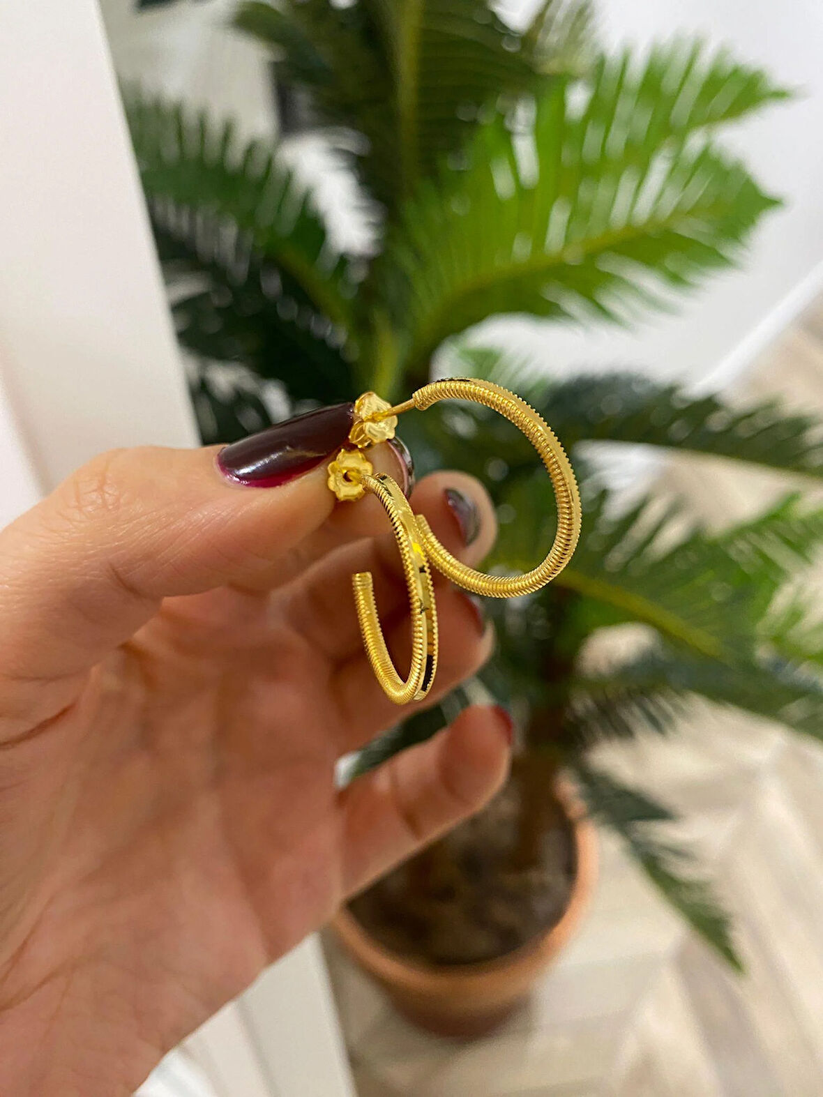 Kadın Gümüş Ajda Küpe