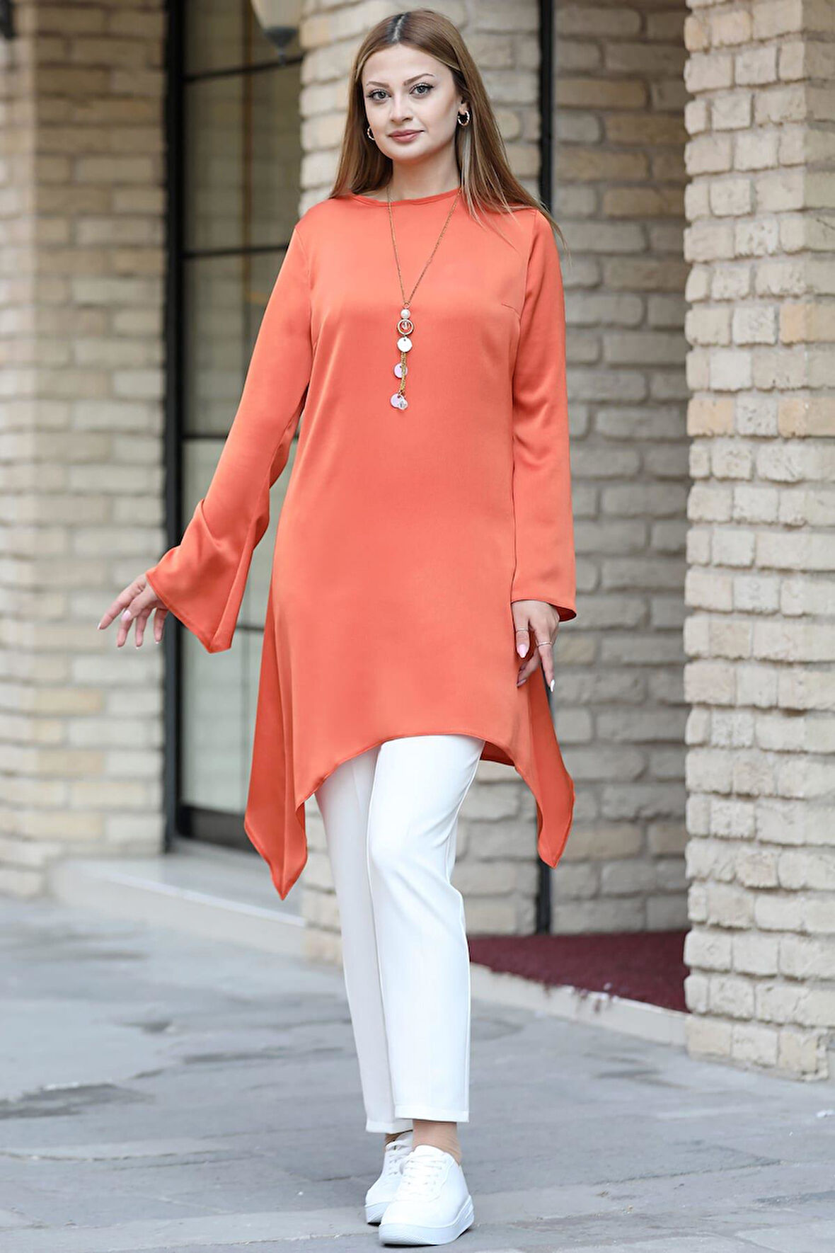 Armin Tesettür Tunik Turuncu