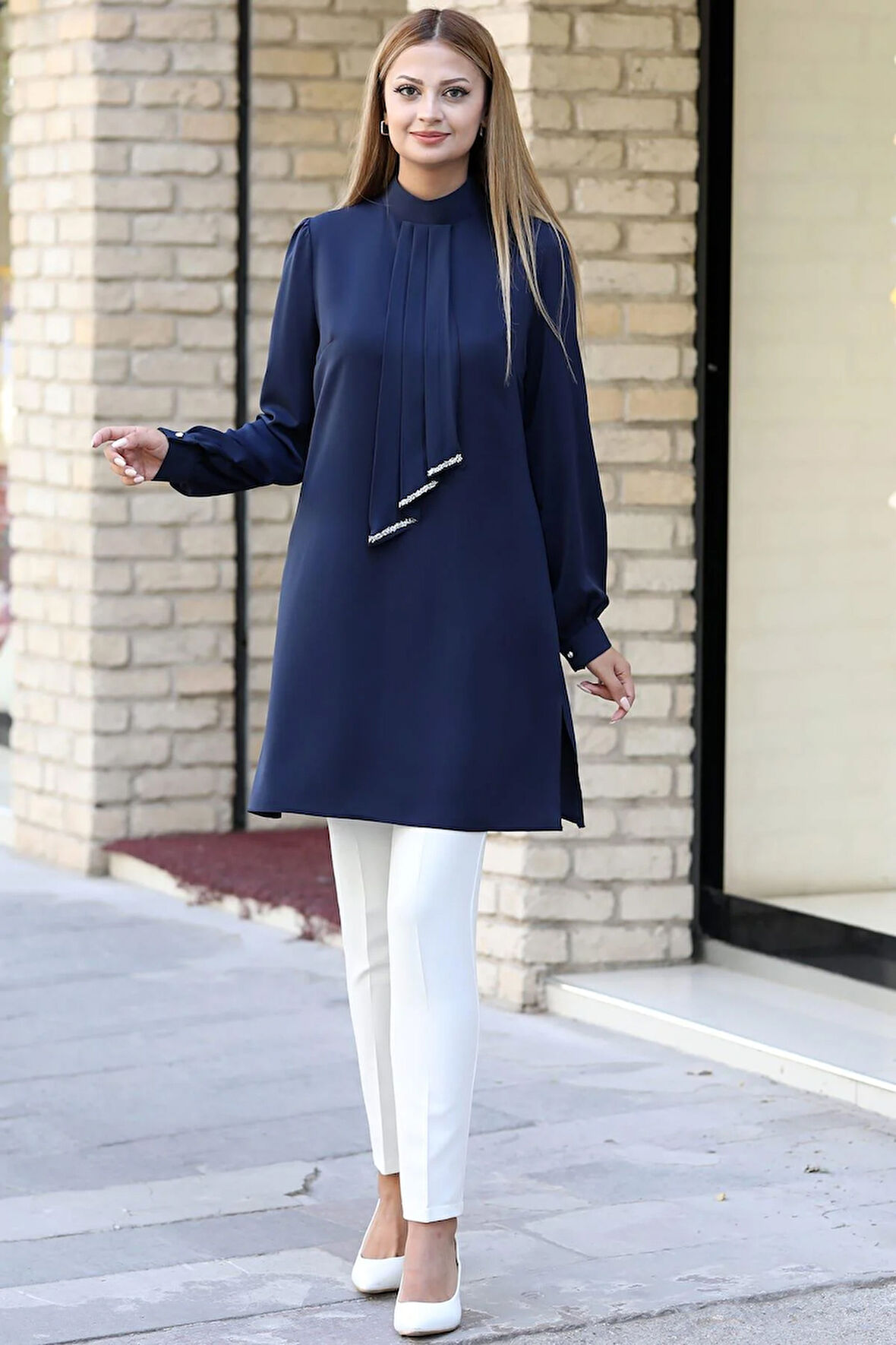 Işıl Tesettür Takım Lacivert