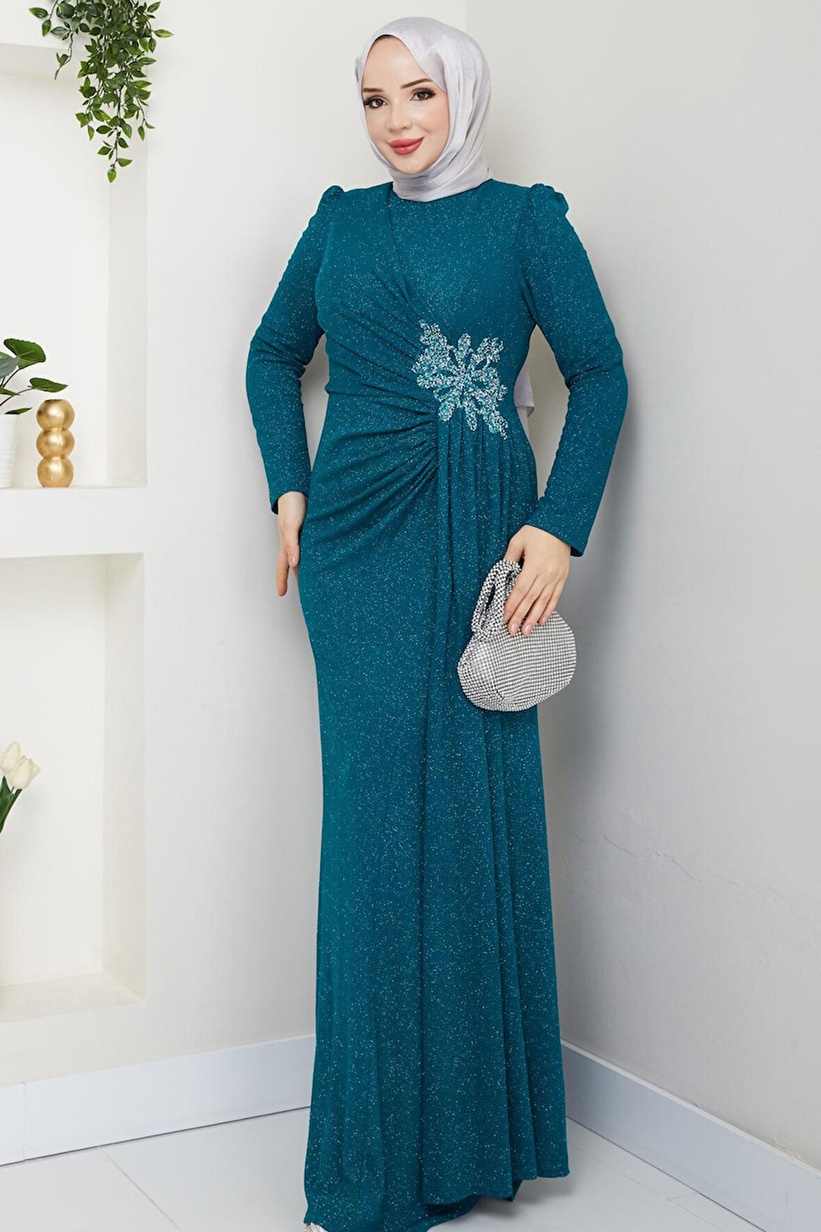 Gözde Tesettür Abiye Petrol