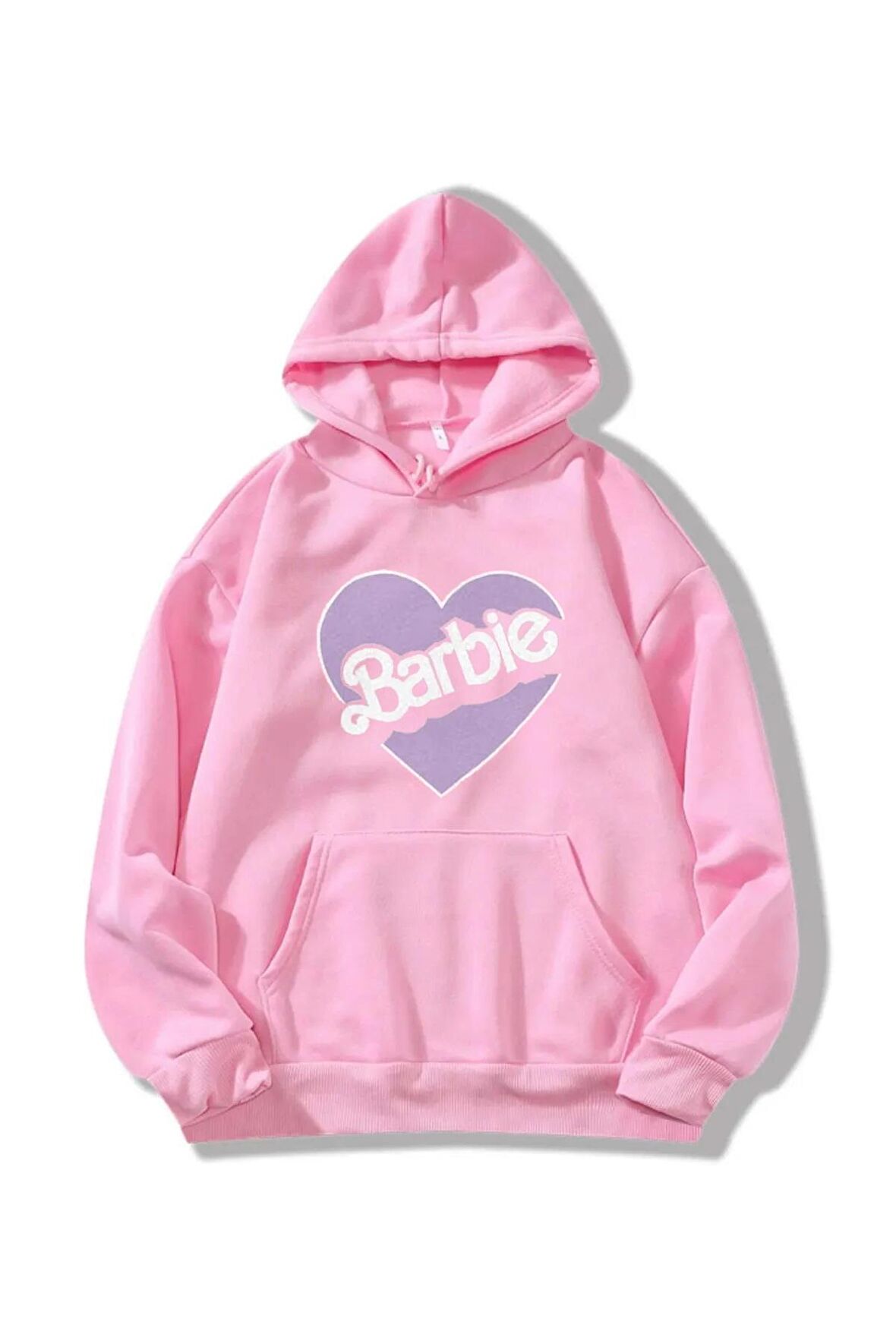 Unisex Barbie Baskılı Oversize Sweatshirt