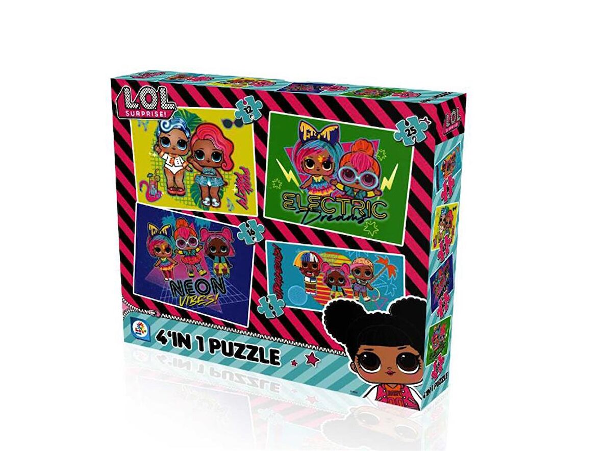 Lol 4 ü 1 Arada Puzzle Anaokul 59 Parça 