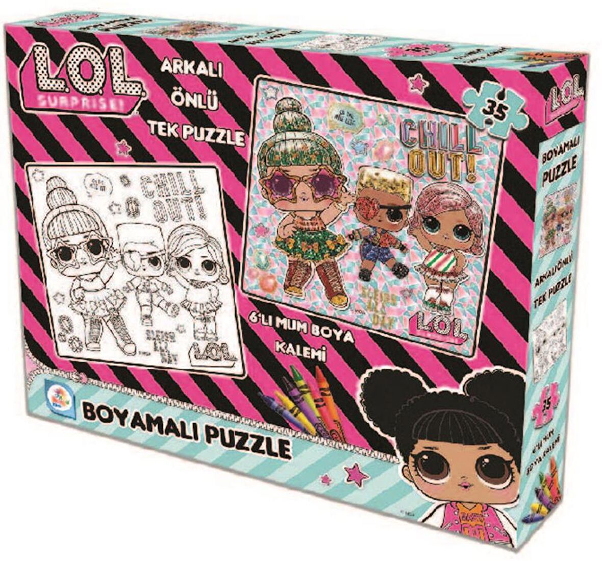 Lol 3+ Yaş Büyük Boy Puzzle 35 Parça