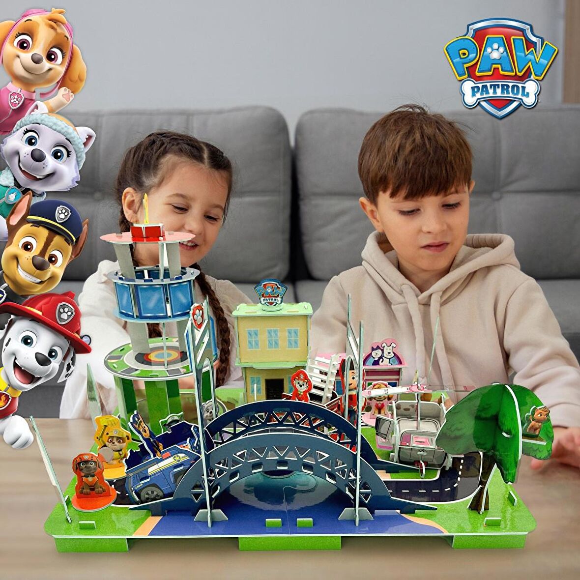 Paw Patrol 3D Puzzle Oyun Alanı 126 Parça