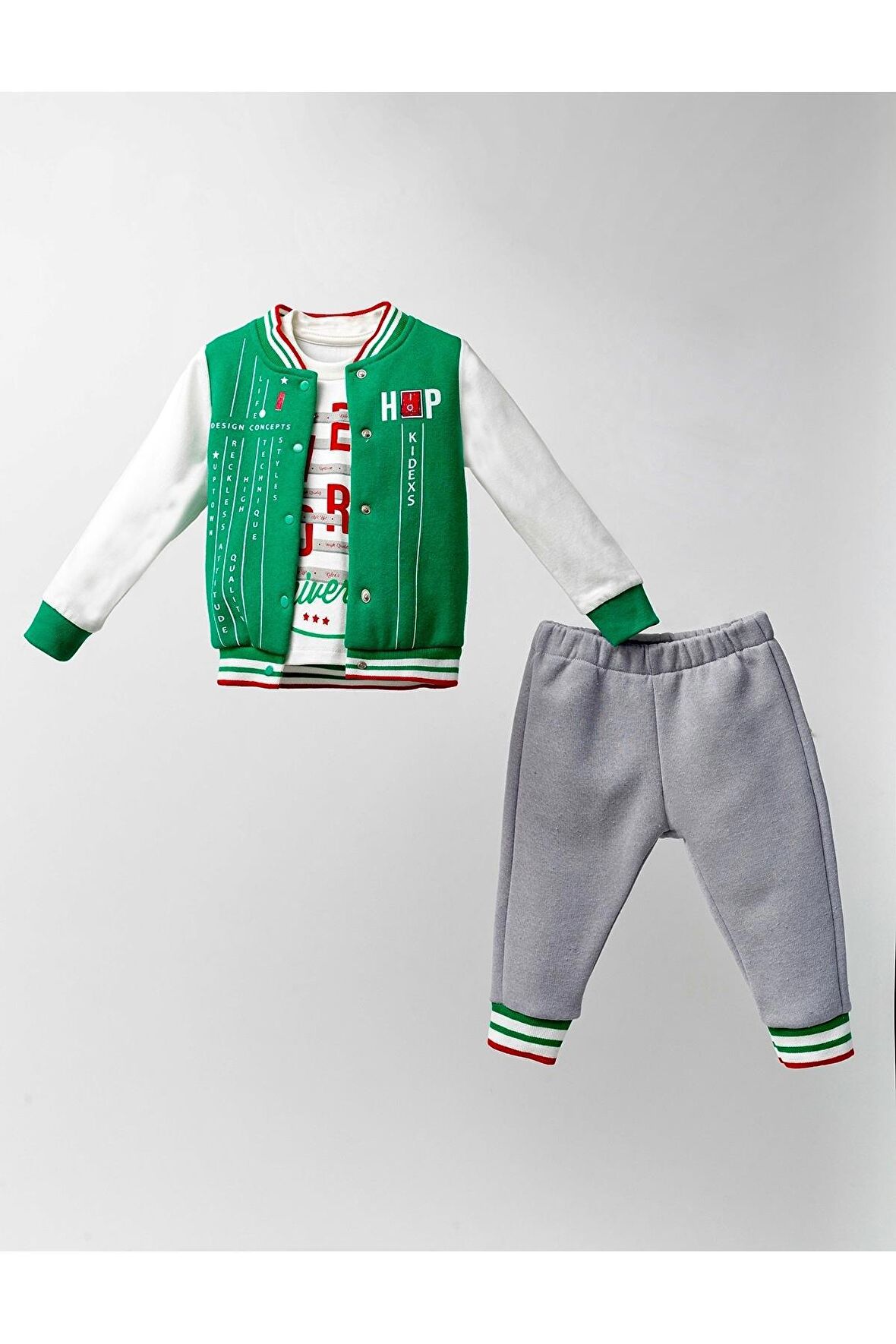 Unisex Bebek %100 Pamuklu Basic Takım