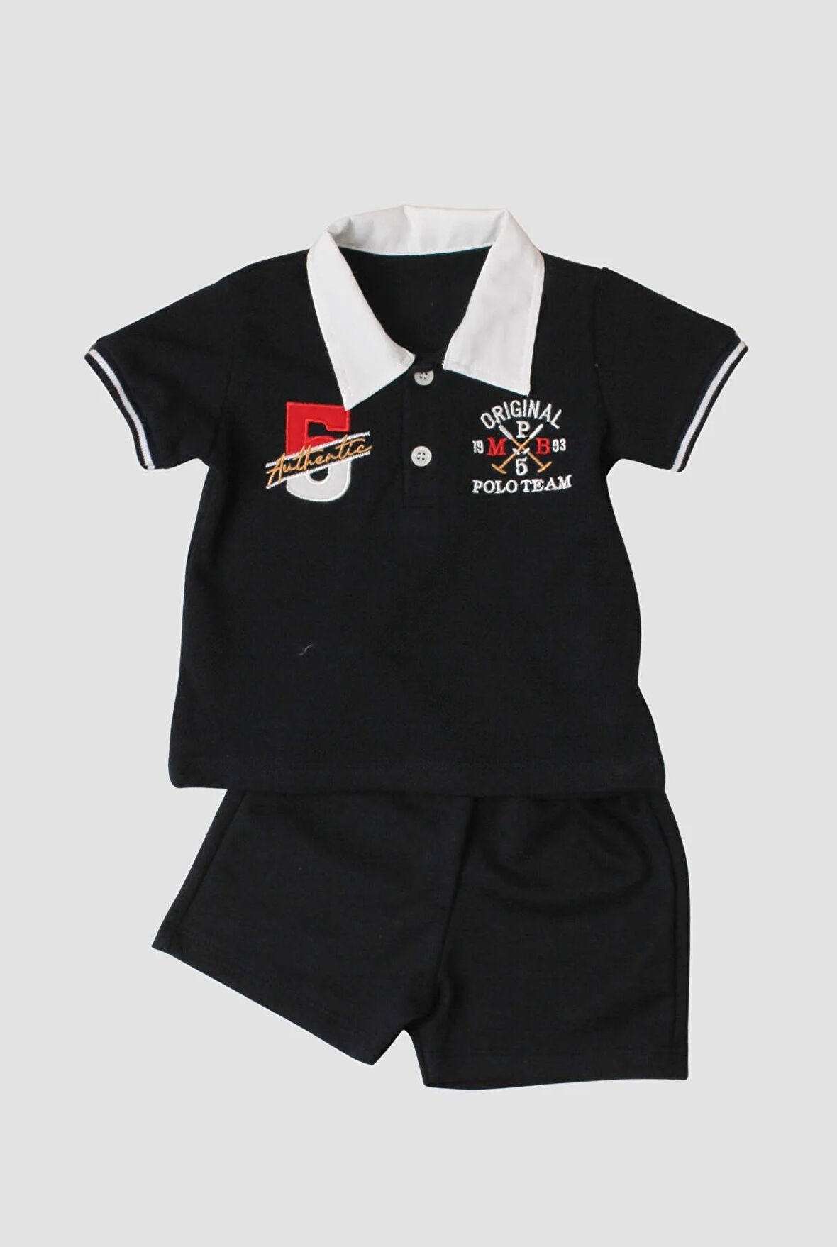 Original Polo Team Nakışlı Yaka Detaylı 2'li Alt Üst Takım