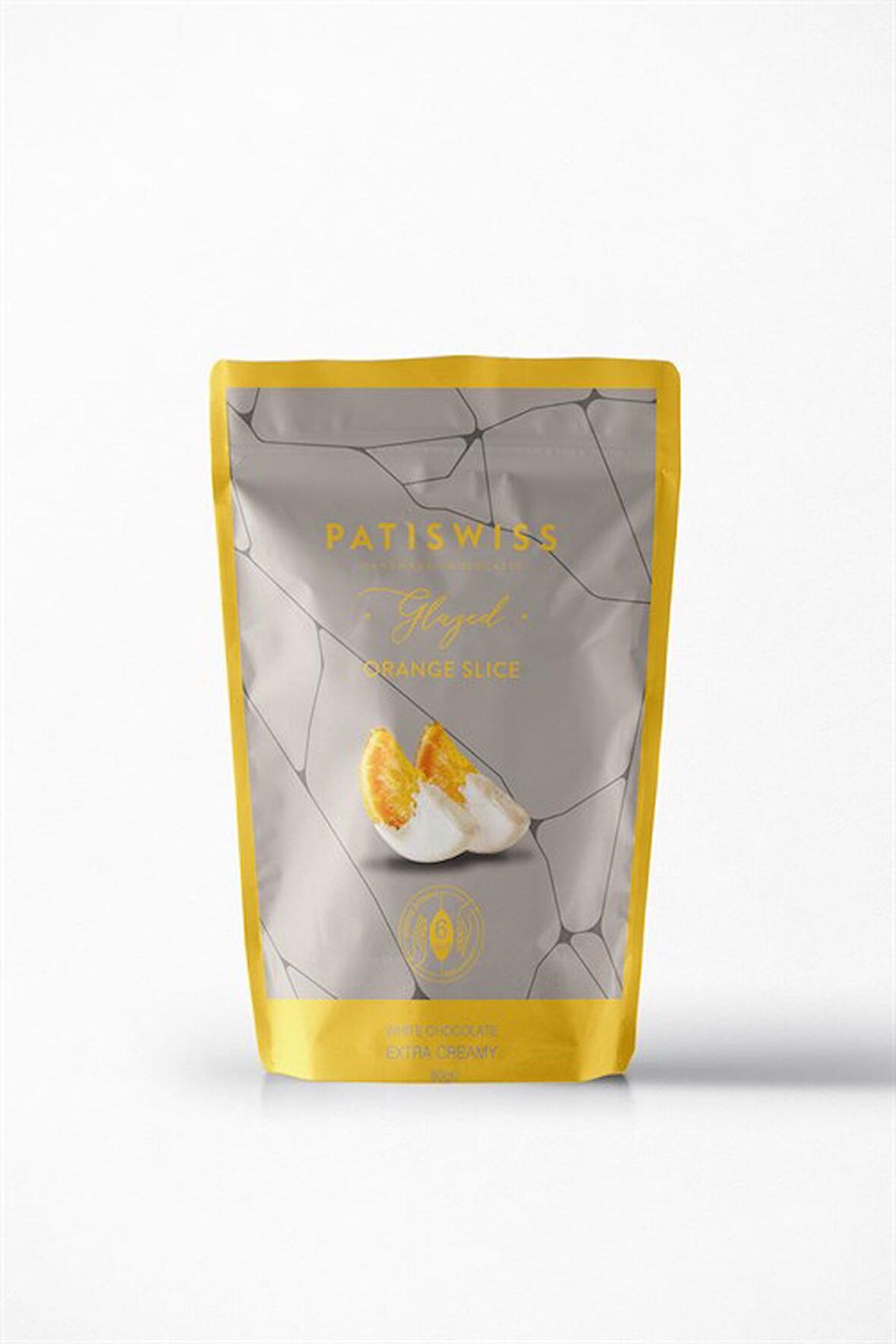 Glazed Beyaz Çikolatalı Portakal Dilimi