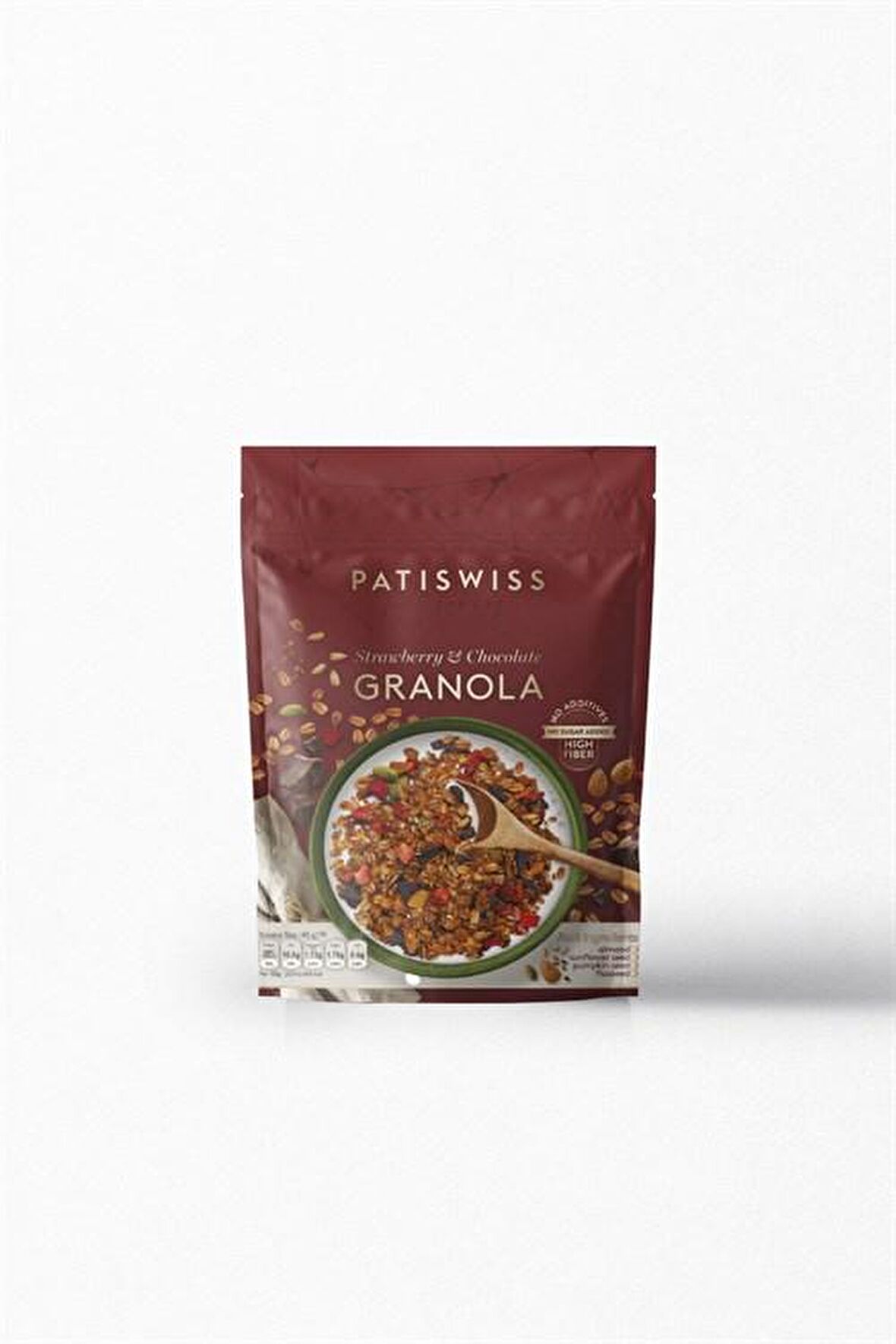 Patiswiss Çilek ve Çikolatalı Granola 300 g Doypack