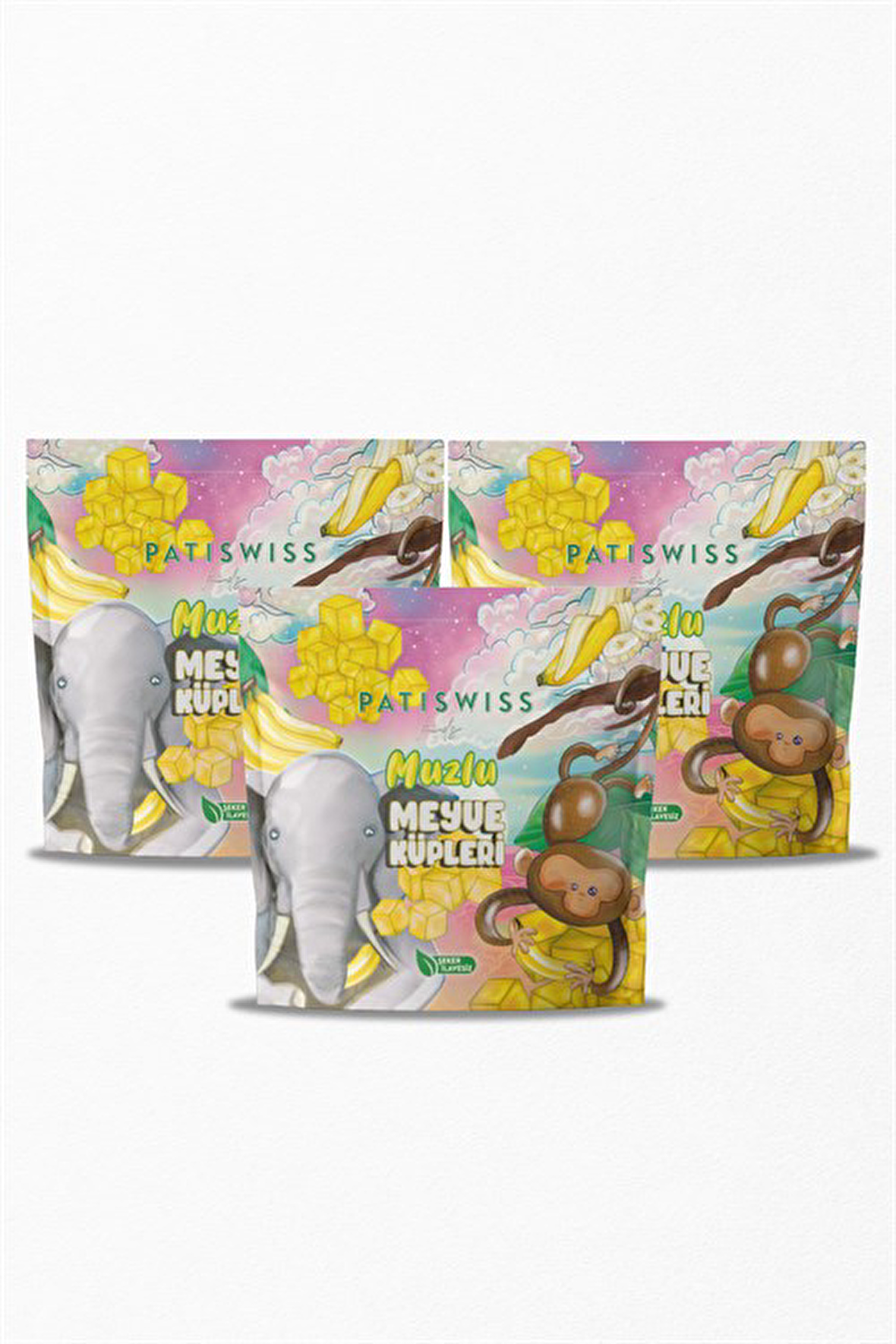 Muz Meyveli Küpler 56 g x 3 Adet