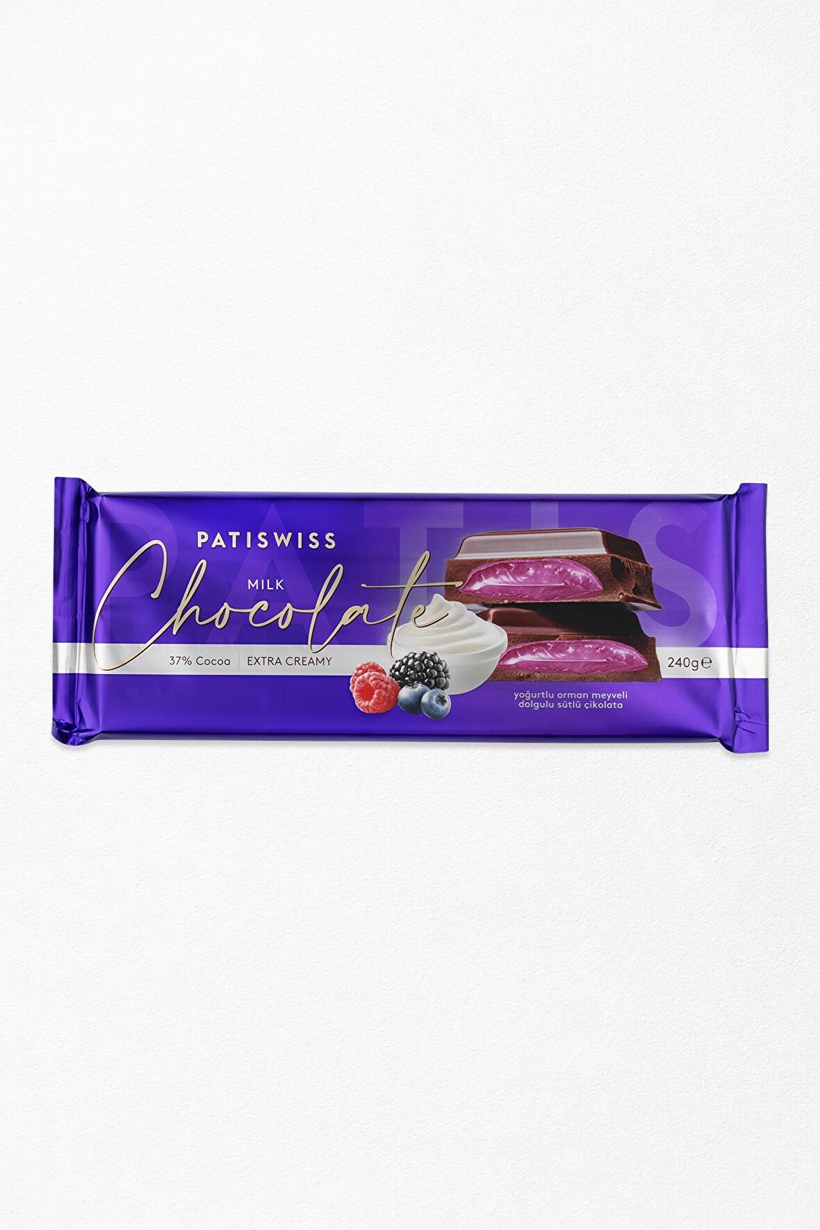 Orman Meyveli Yoğurtlu Krema Dolgulu Sütlü Çikolata 240g