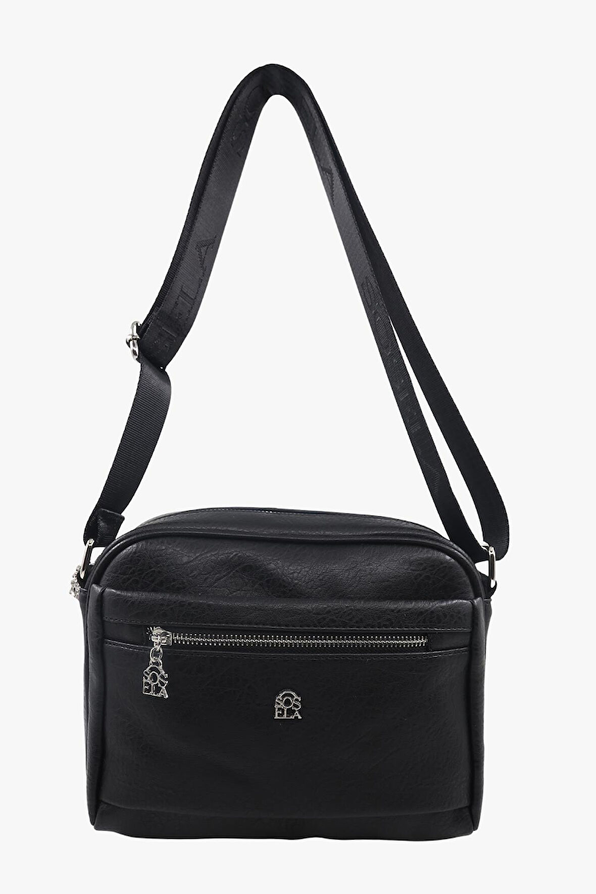 Kadın Siyah Çarpraz Askılı Çanta 67-7163