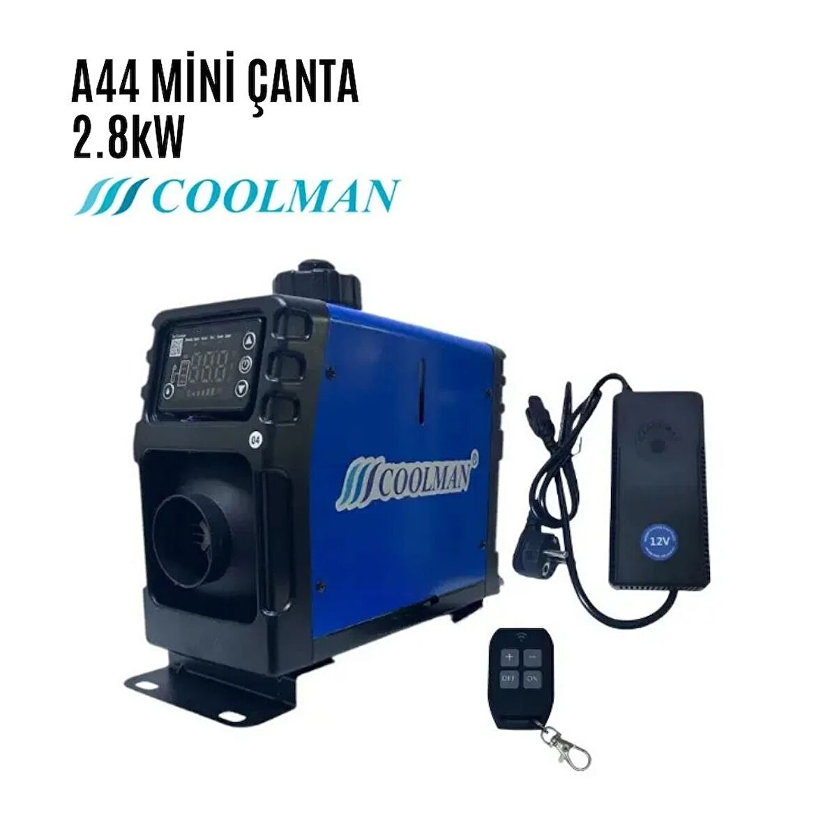 Coolman A44 Mini 2.8kw Çanta Webasto Tipi Isıtıcı 12v-24v-220v