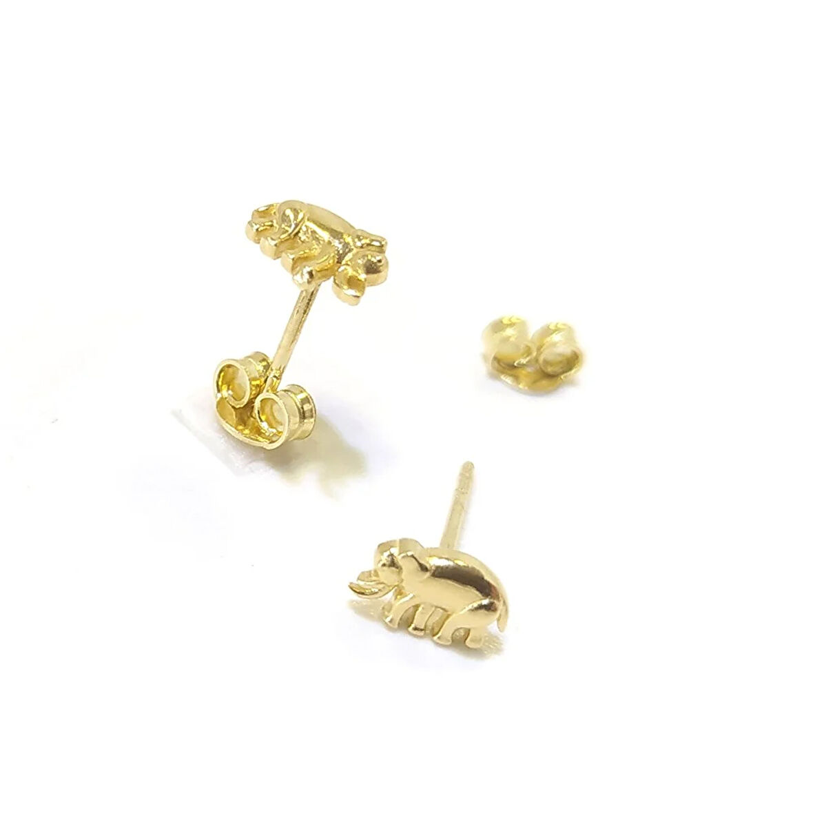 Fil Küpe 14 Ayar Altın